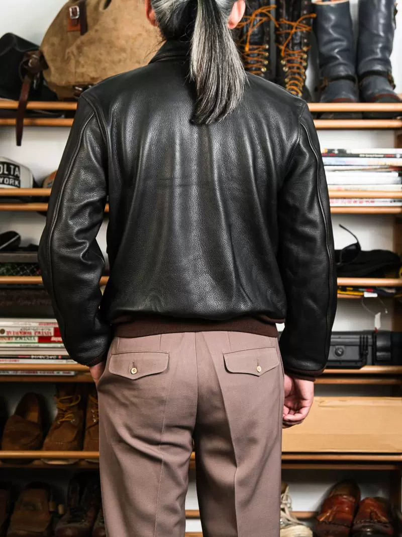 Goatskin A-2 Flight Jacket - Image 3