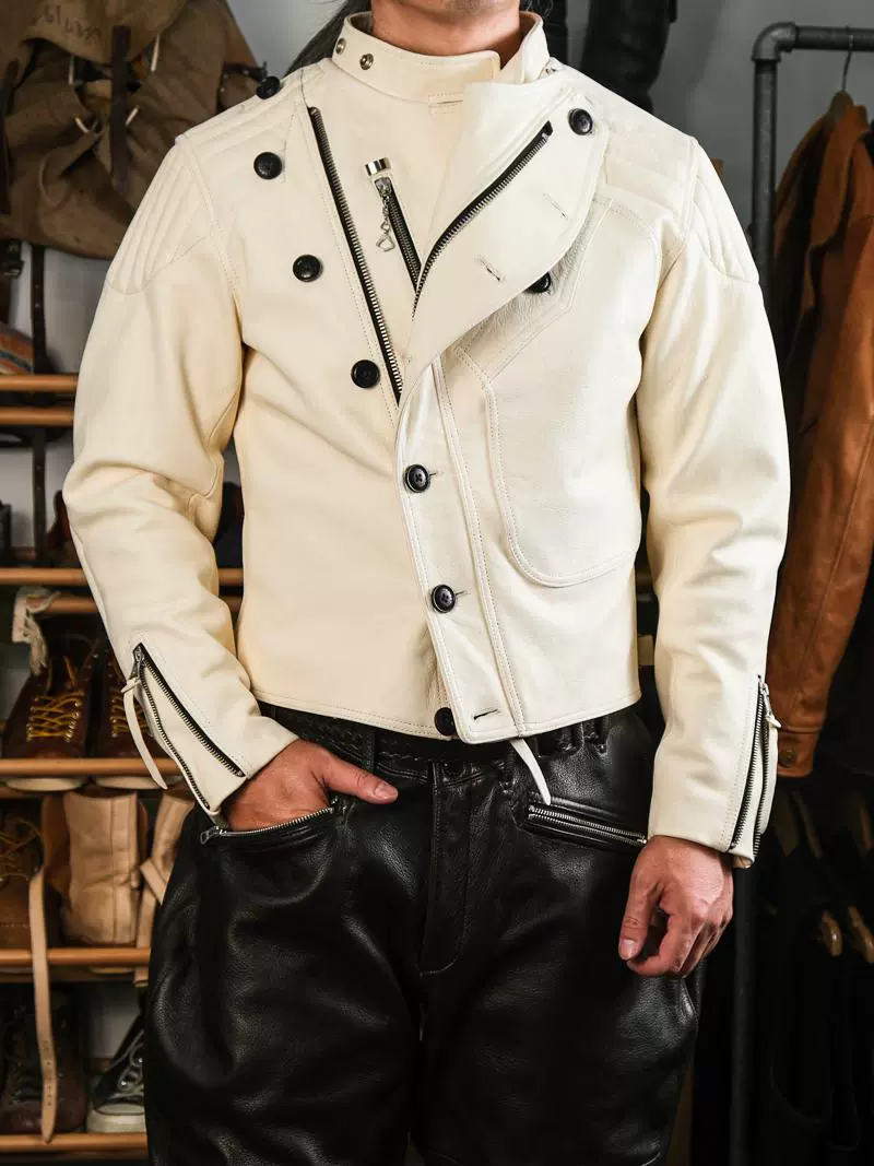 Goatskin Moto Jacket - Image 2