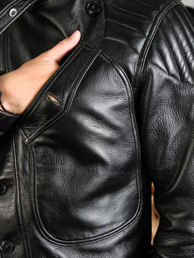 Goatskin Moto Jacket - Image 3