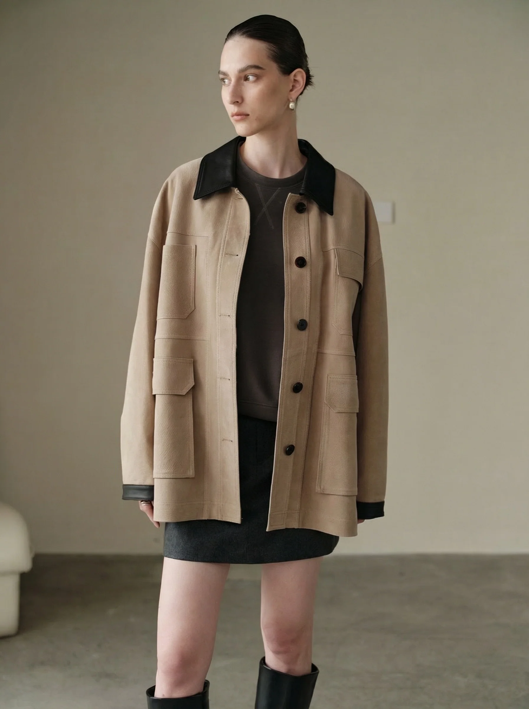 Goatskin Utility Jacket