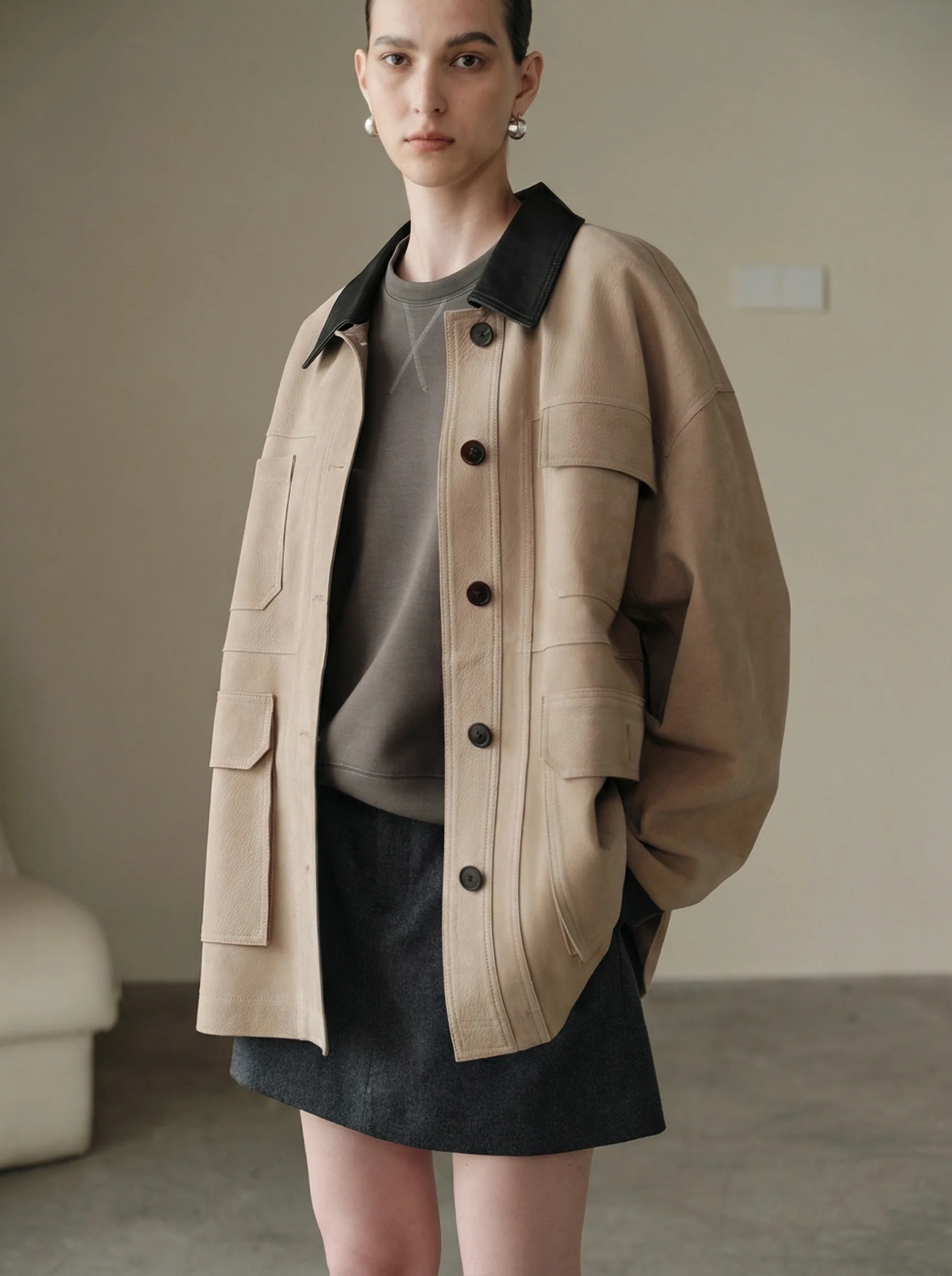 Goatskin Utility Jacket - Image 2