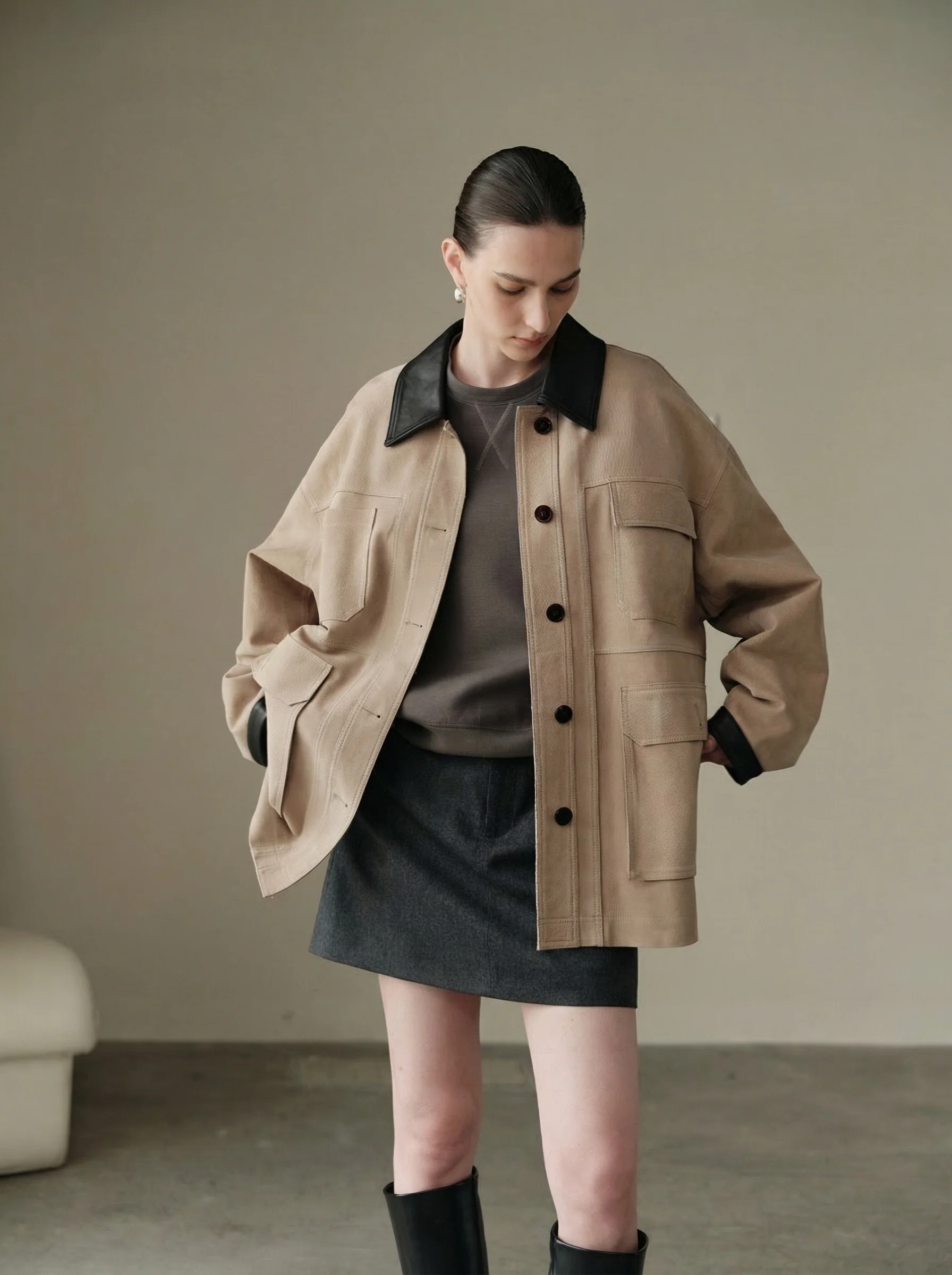 Goatskin Utility Jacket - Image 3