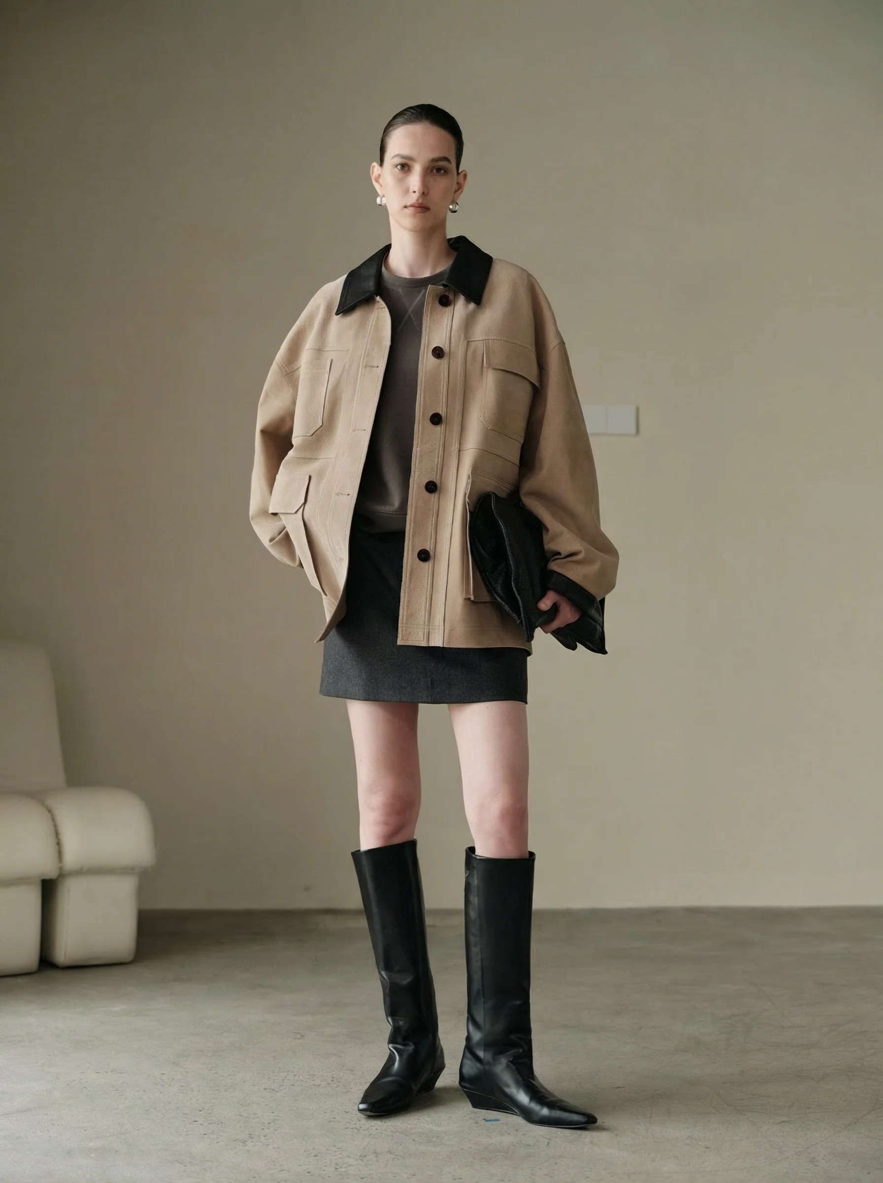Goatskin Utility Jacket - Image 4
