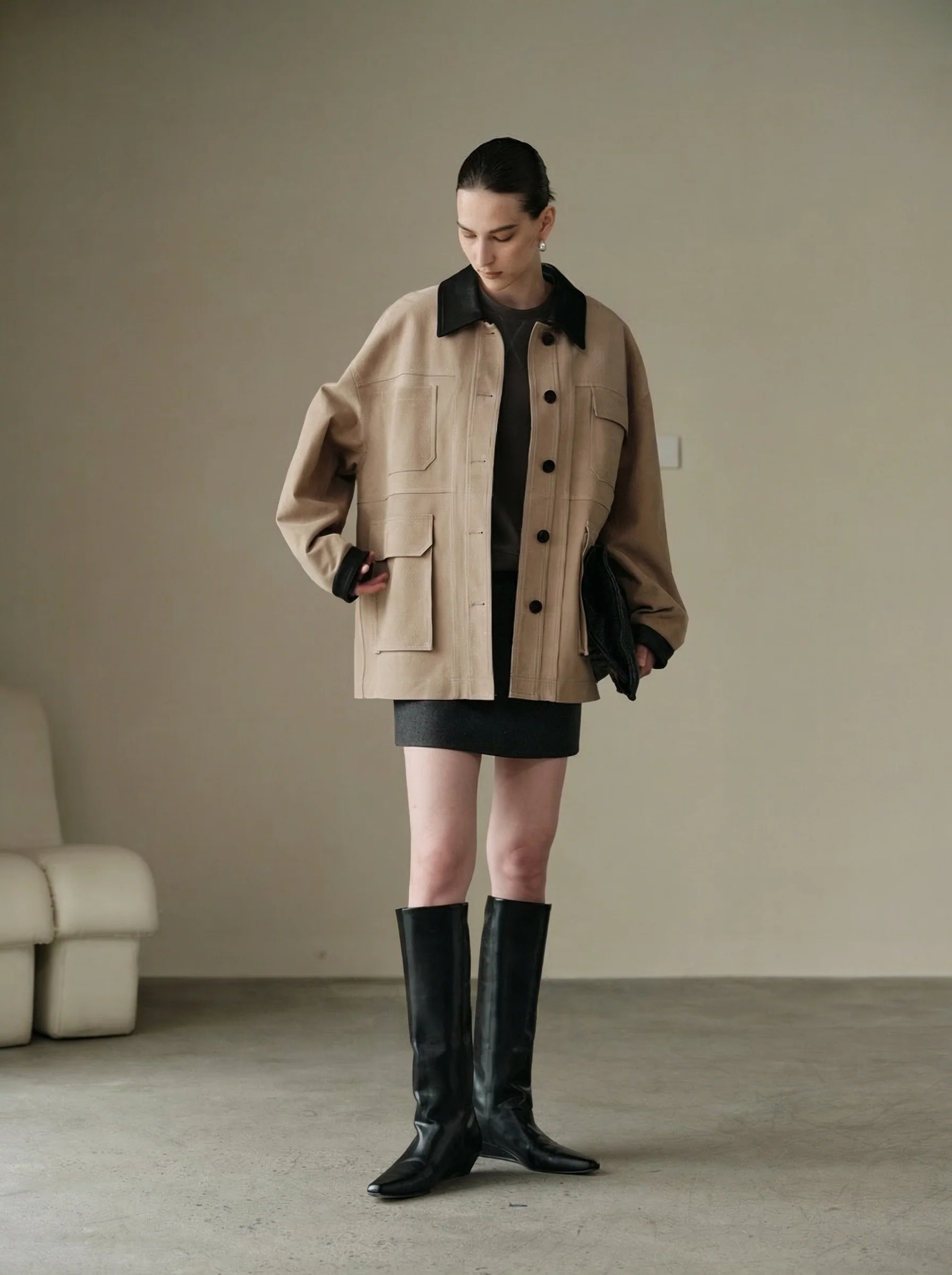 Goatskin Utility Jacket - Image 5