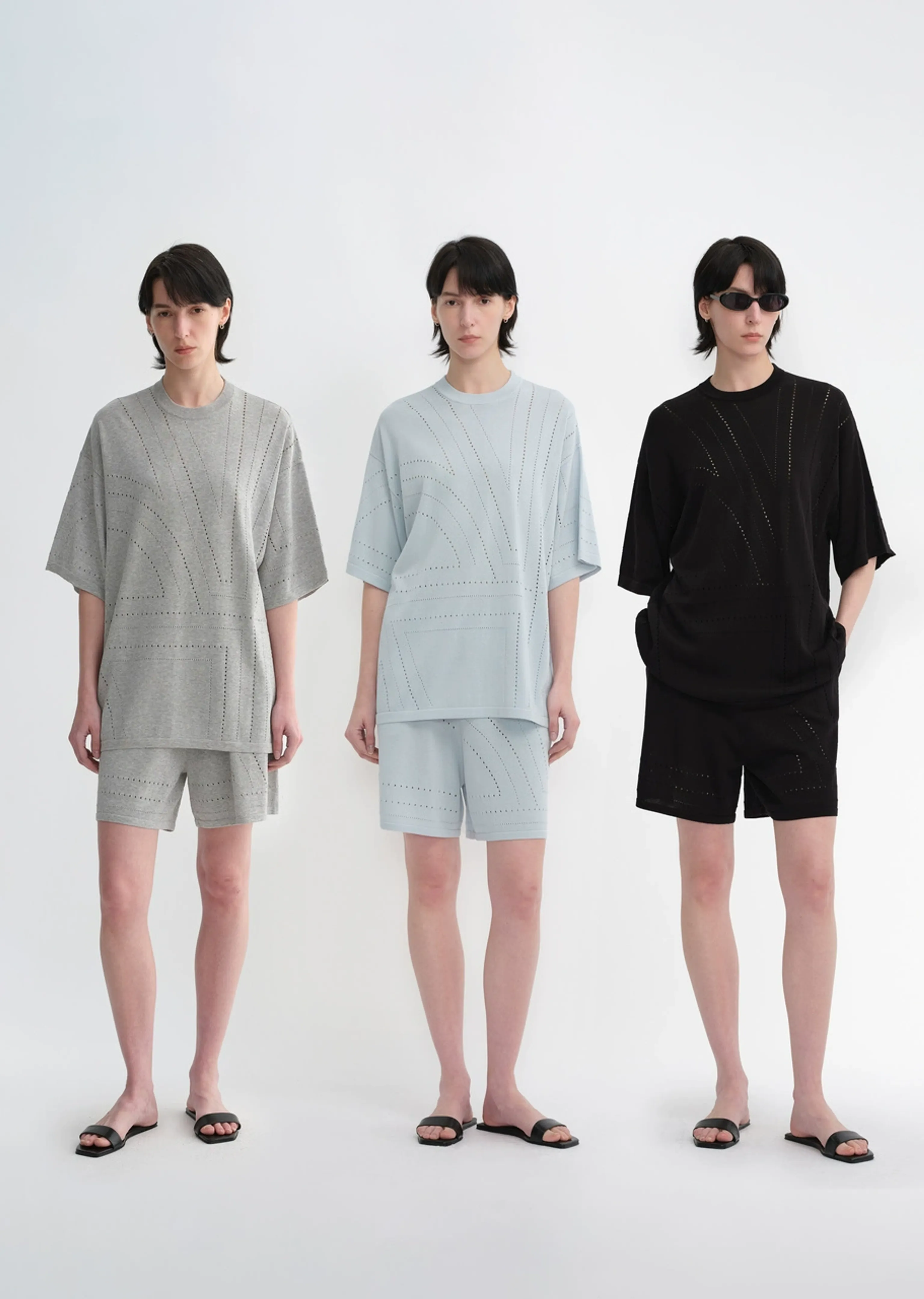 Golden Ratio Perforated Knit Set - Image 2