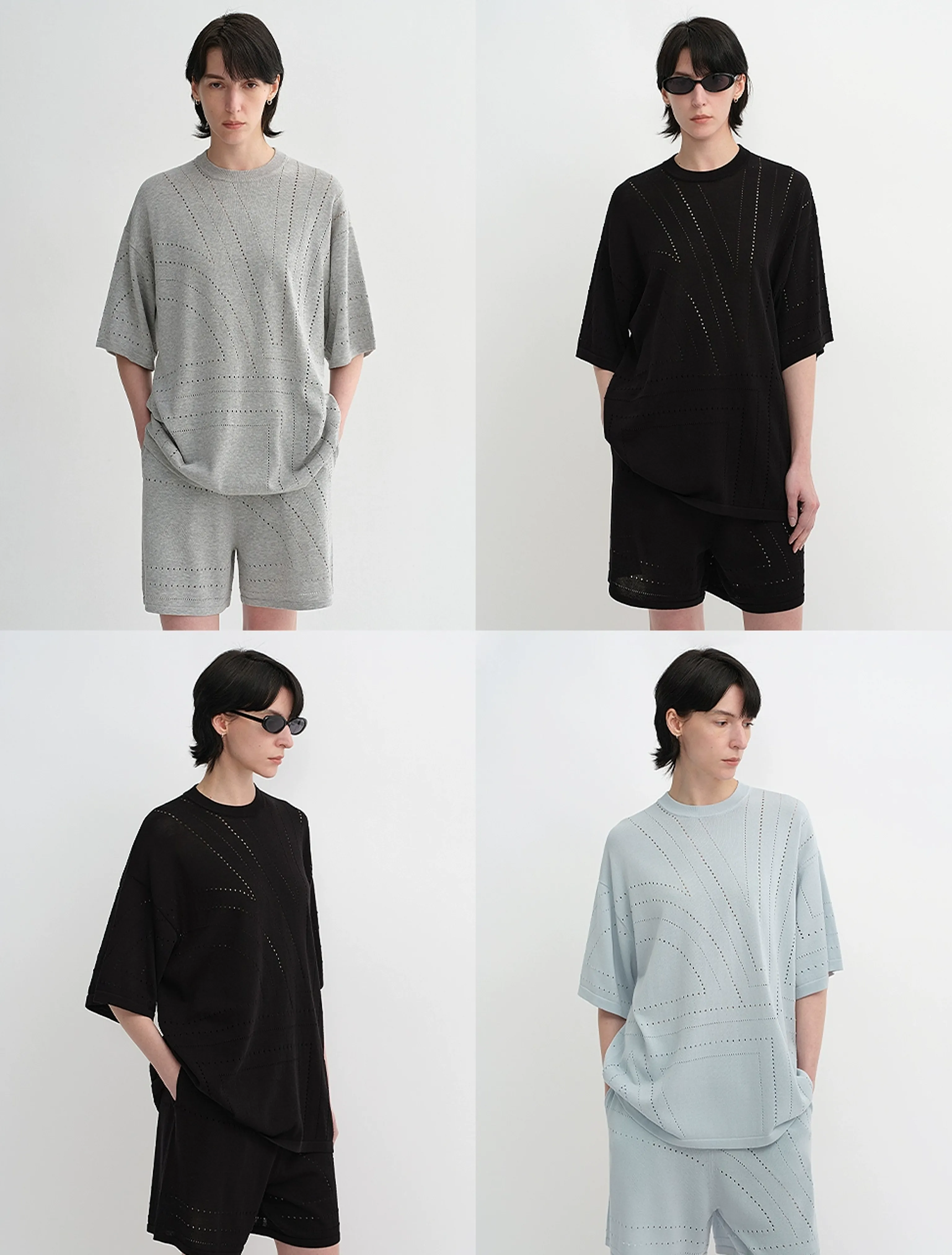 Golden Ratio Perforated Knit Set - Image 3