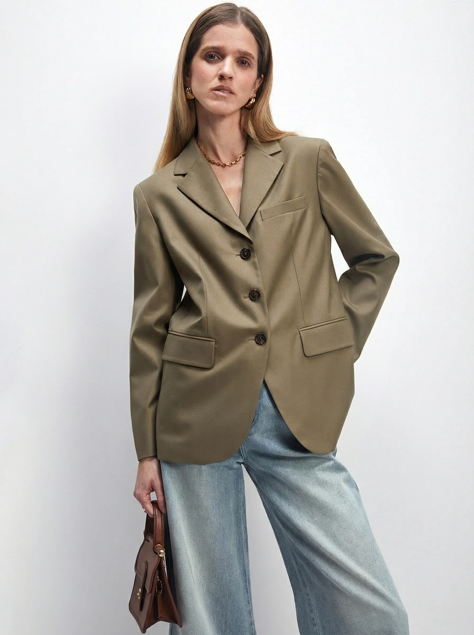 Goldie Wool-Blend Blazer - Image 3