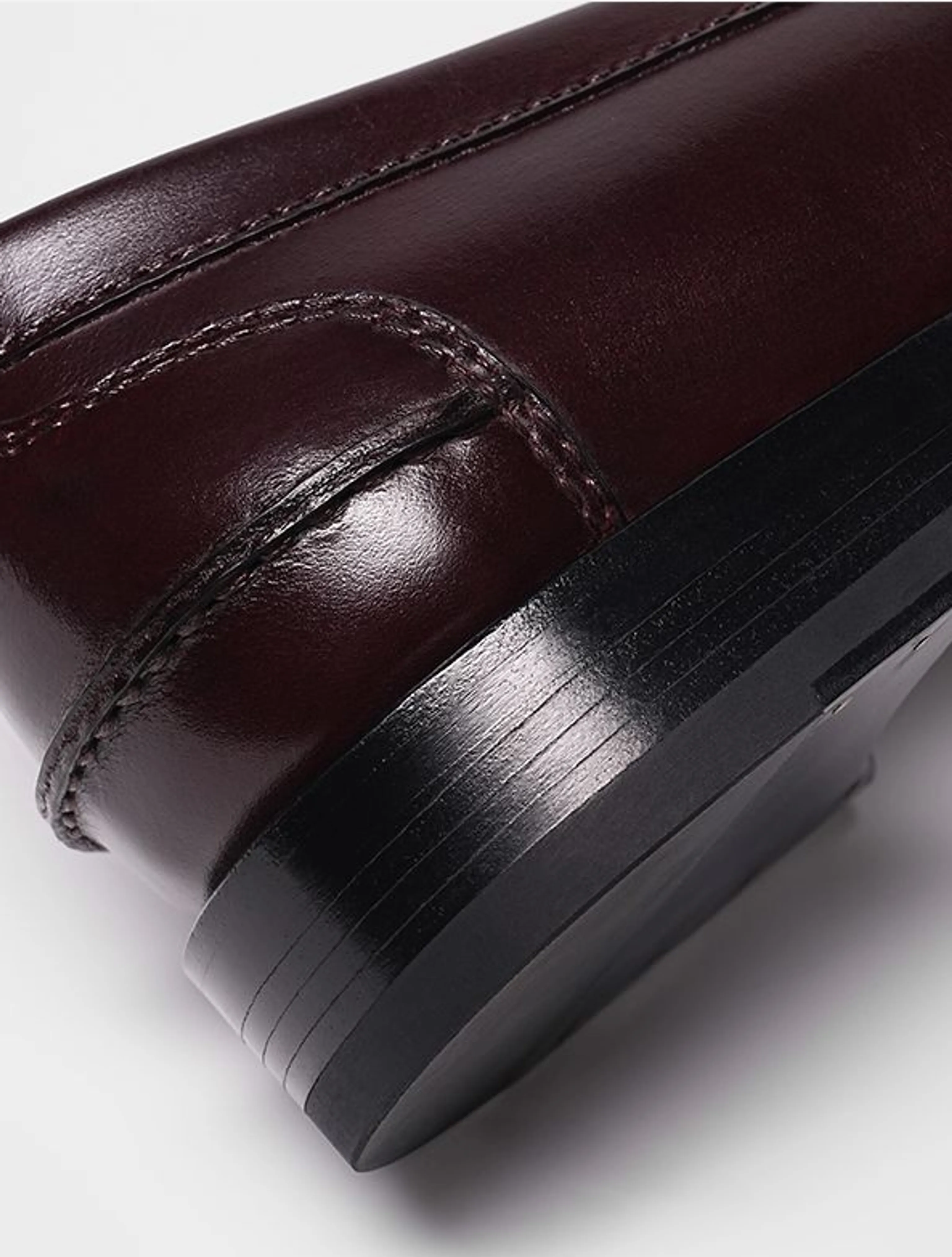 Goodyear-Welt Italian Leather Penny Loafers - Image 8