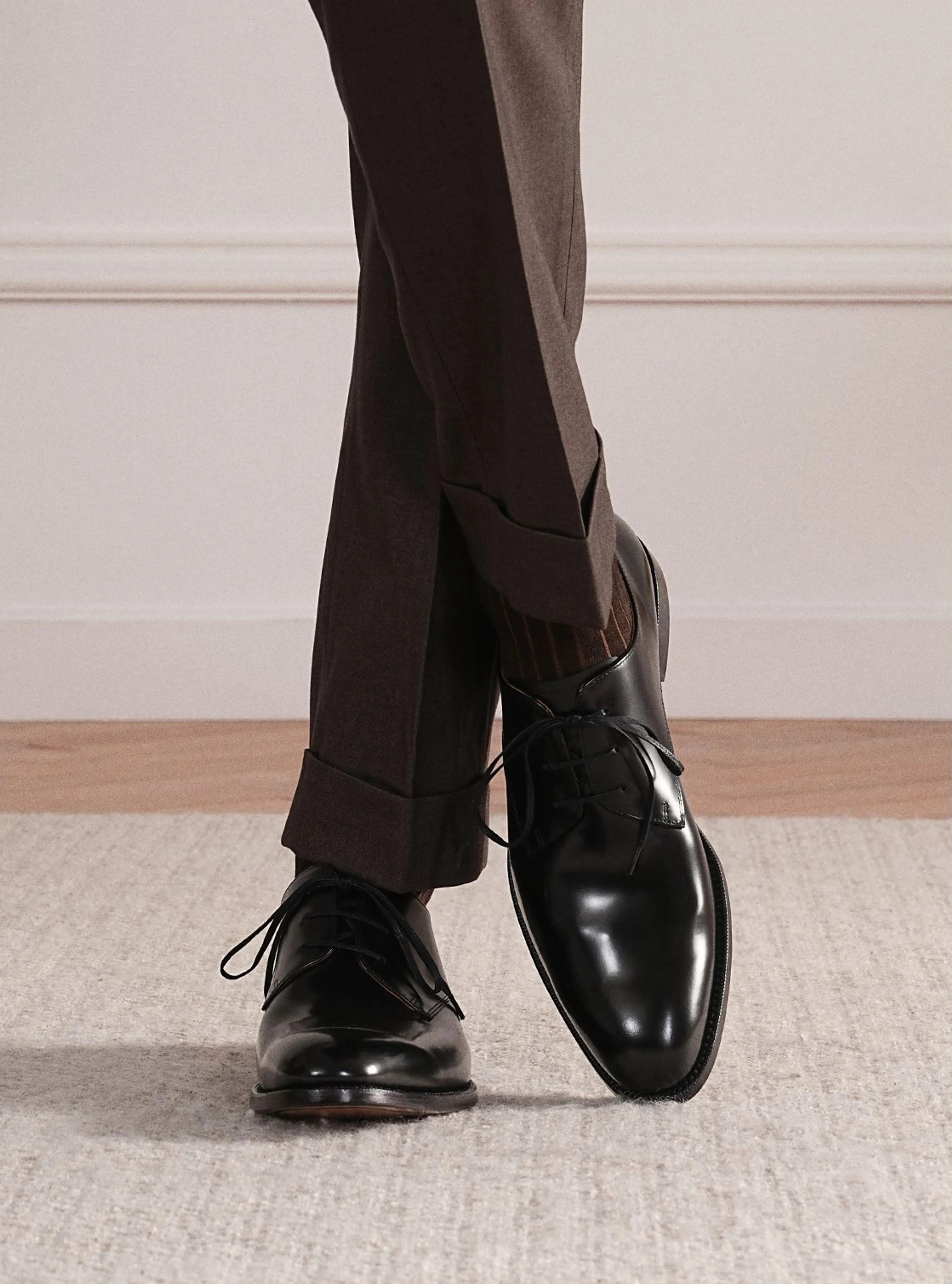 Goodyear-Welted Calfskin Derby - Image 6