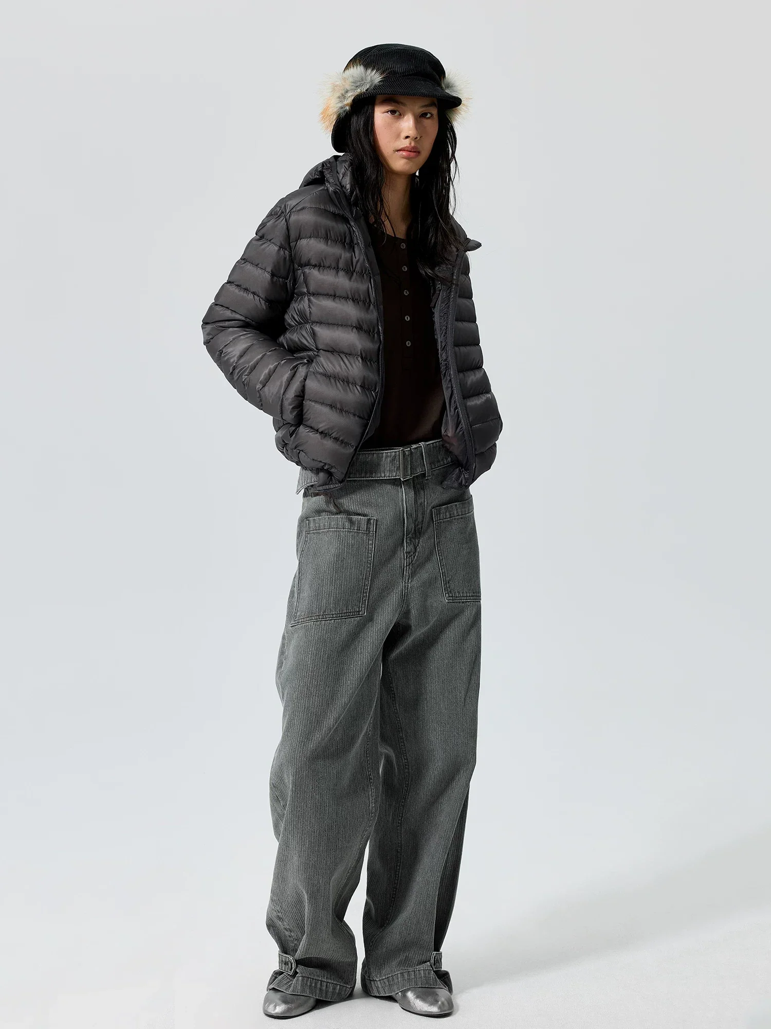Goose Down Hooded Puffer - Image 2