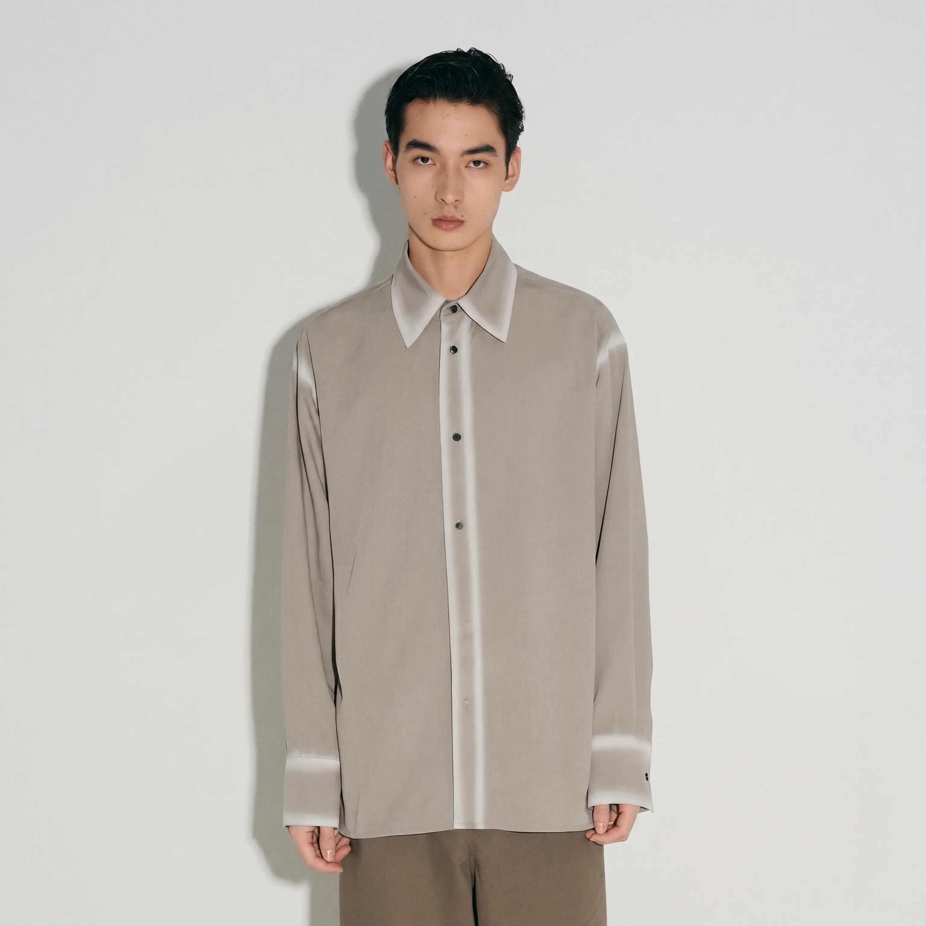 Gradient Edge Long-Sleeve Shirt - Image 4