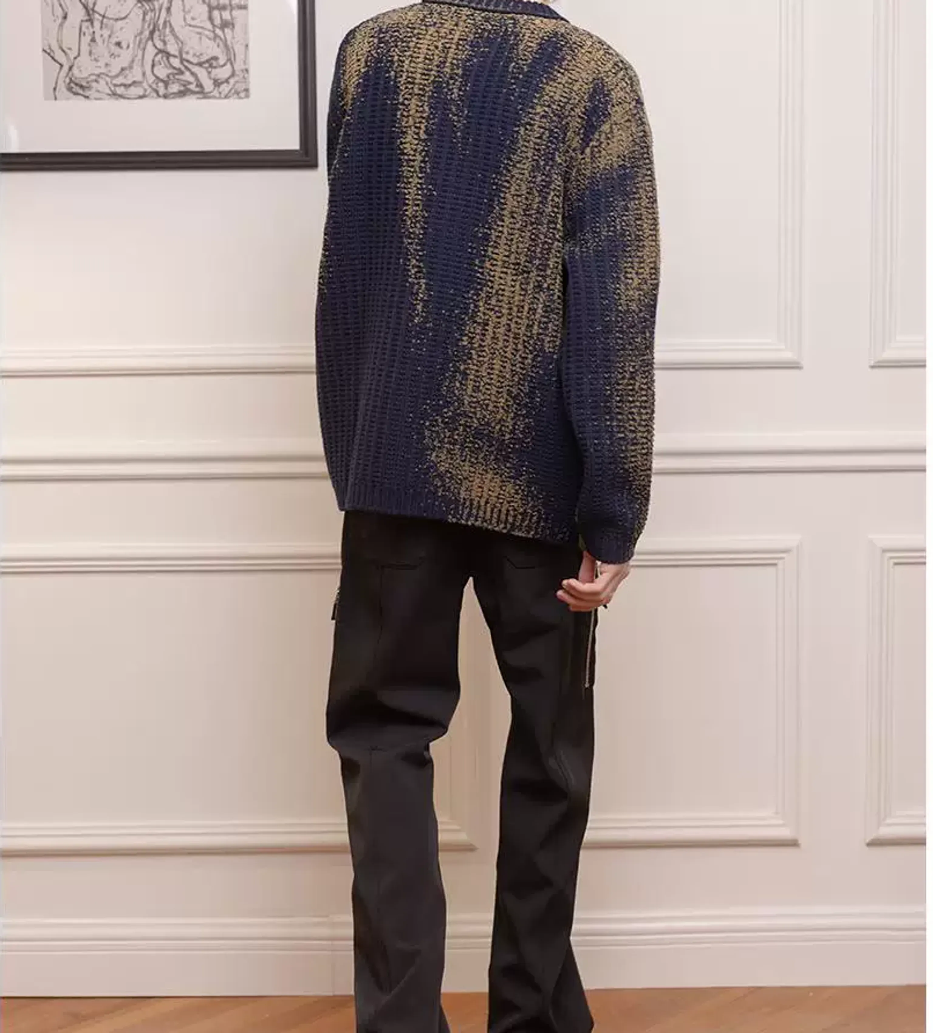 Gradient Knit Cardigan - Image 3