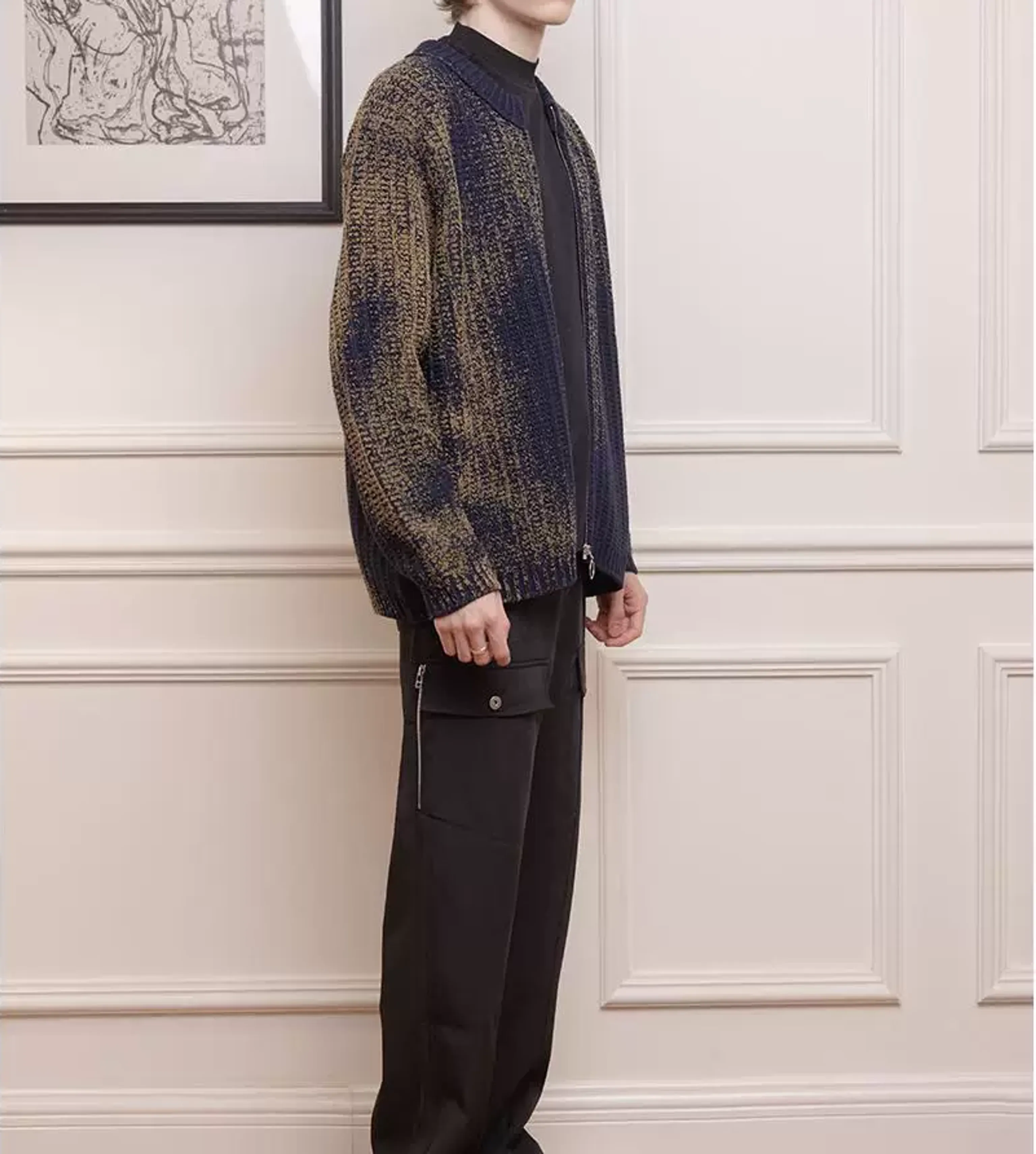 Gradient Knit Cardigan - Image 4