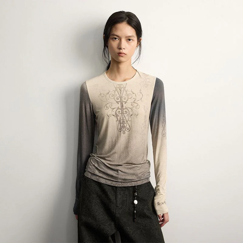 Gradient Print Tee - Image 4