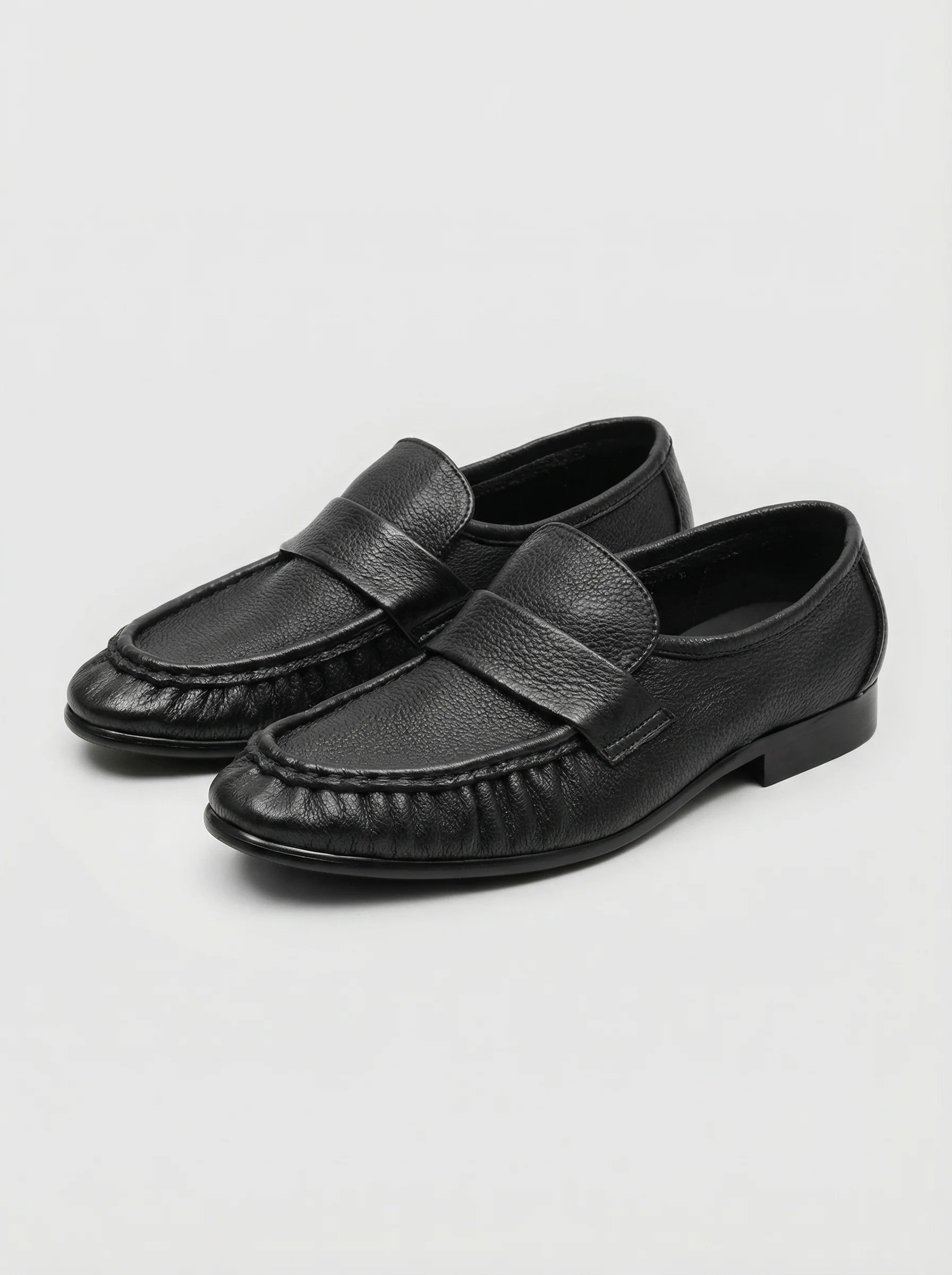 Grained Penny Loafers - Image 2