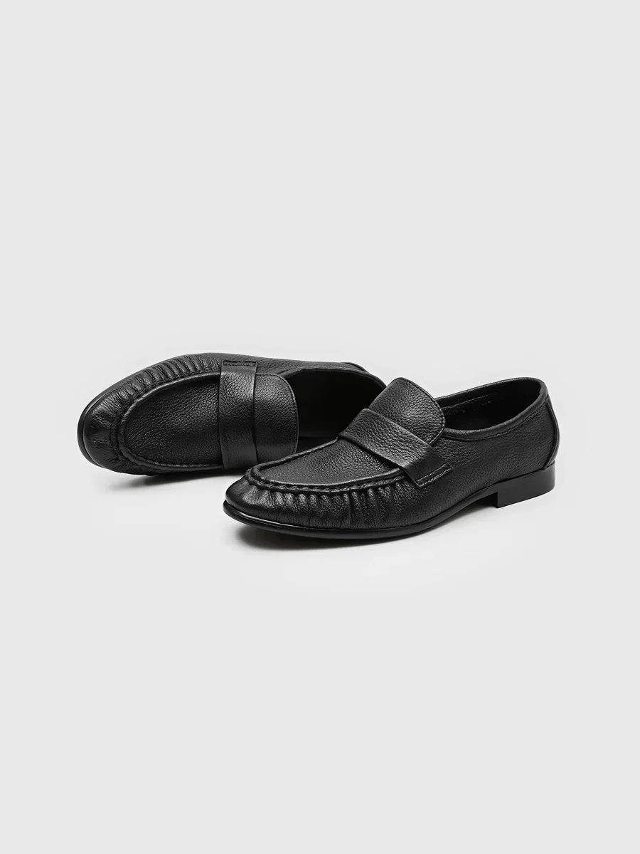 Grained Penny Loafers - Image 4