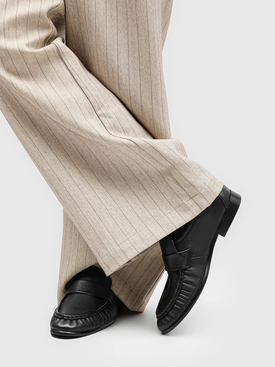 Grained Penny Loafers - Image 5