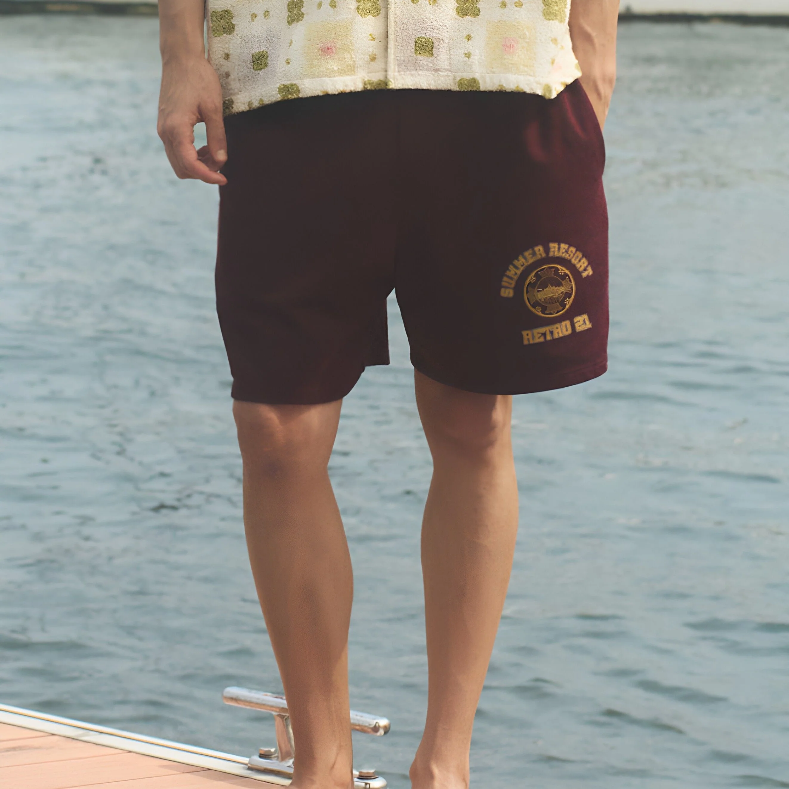 Graphic Sweat Shorts - Image 4