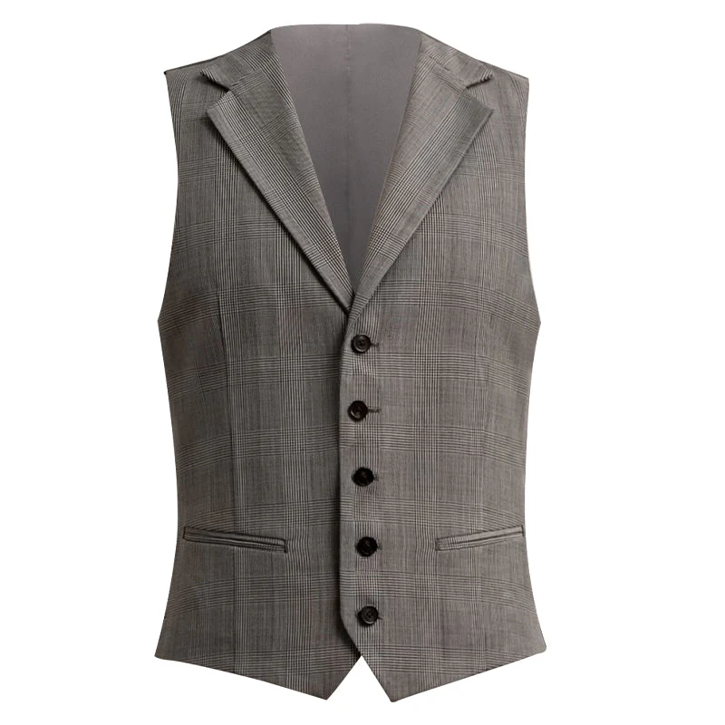 Gray Plaid Vest - Image 10