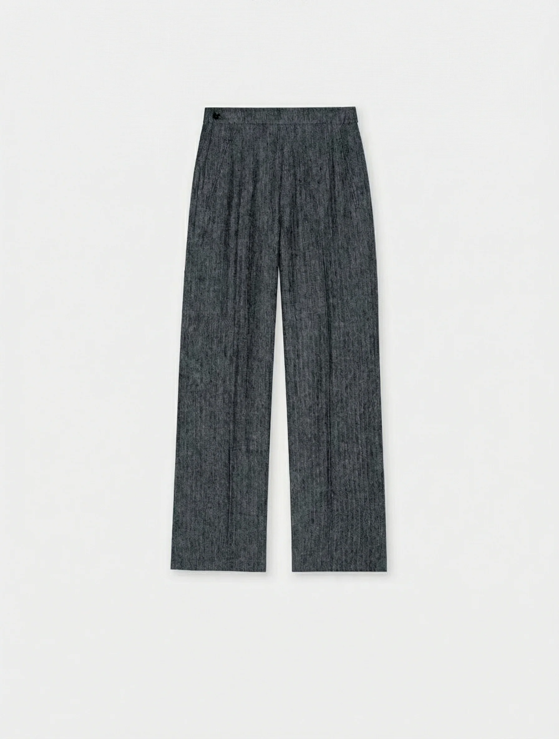 Gray Textured 3-Piece Suit Set - Image 21