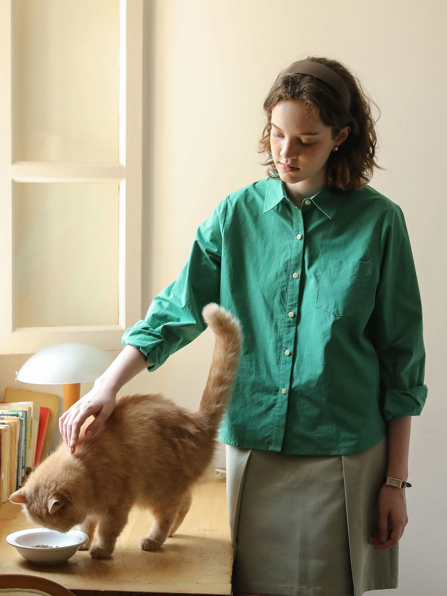 Green Pocket Shirt