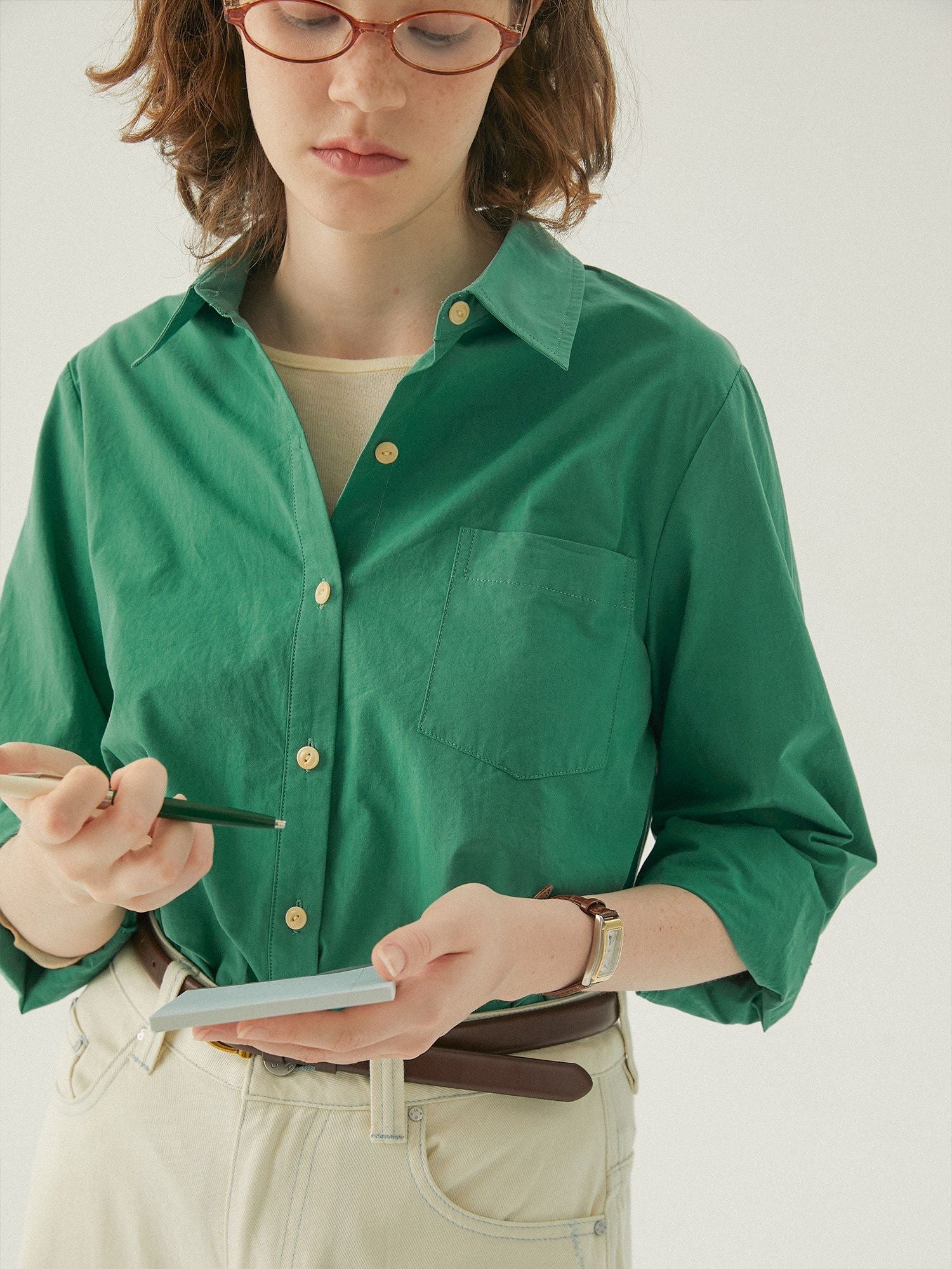 Green Pocket Shirt - Image 4