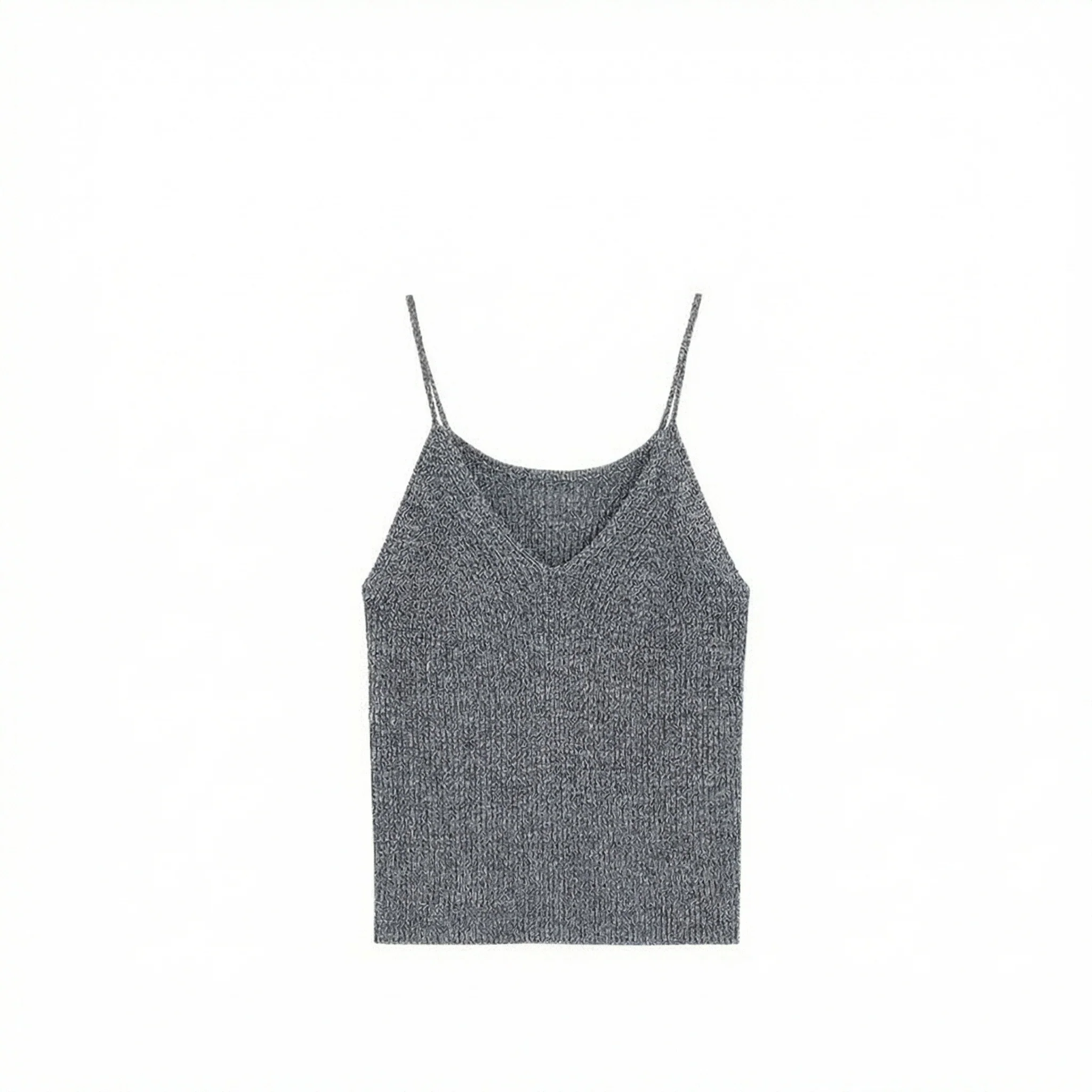Grey Marled Knit Three-Piece Set - Image 4