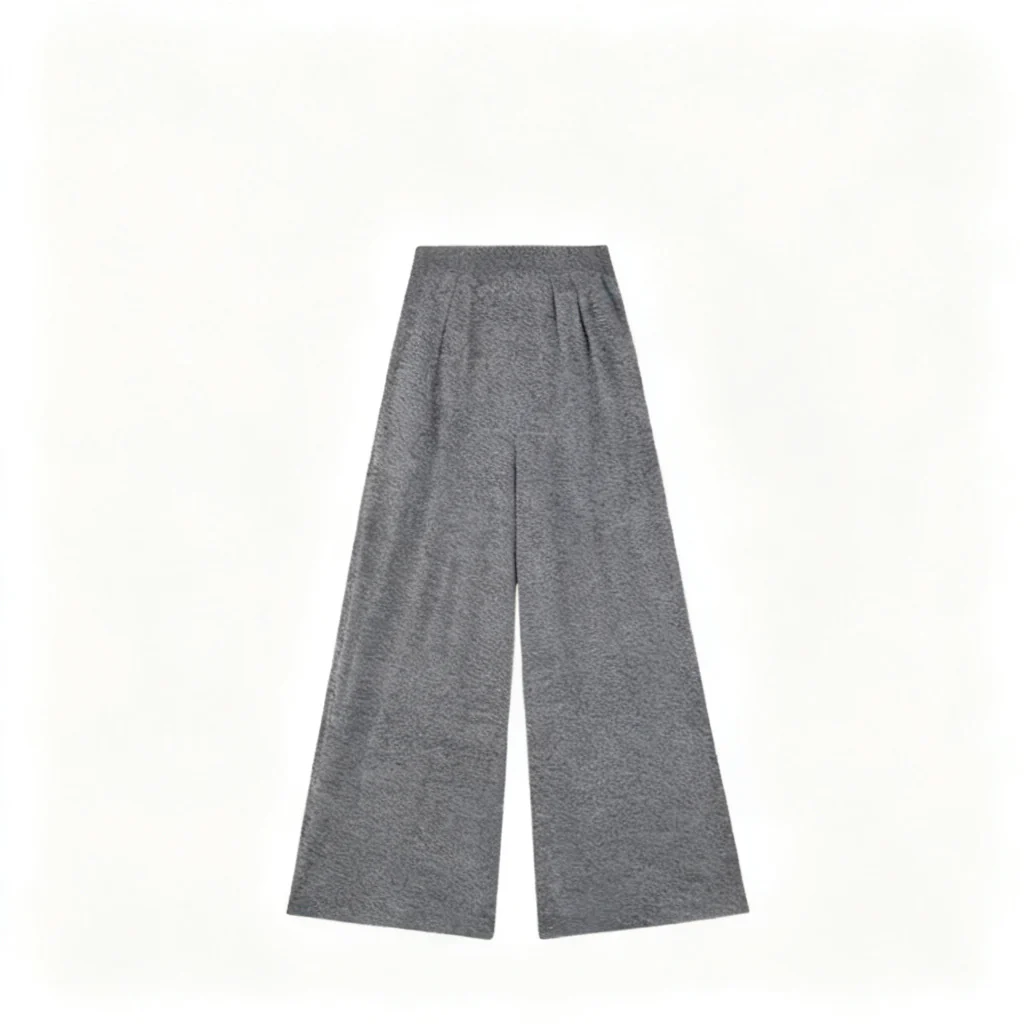 Grey Marled Knit Three-Piece Set - Image 5