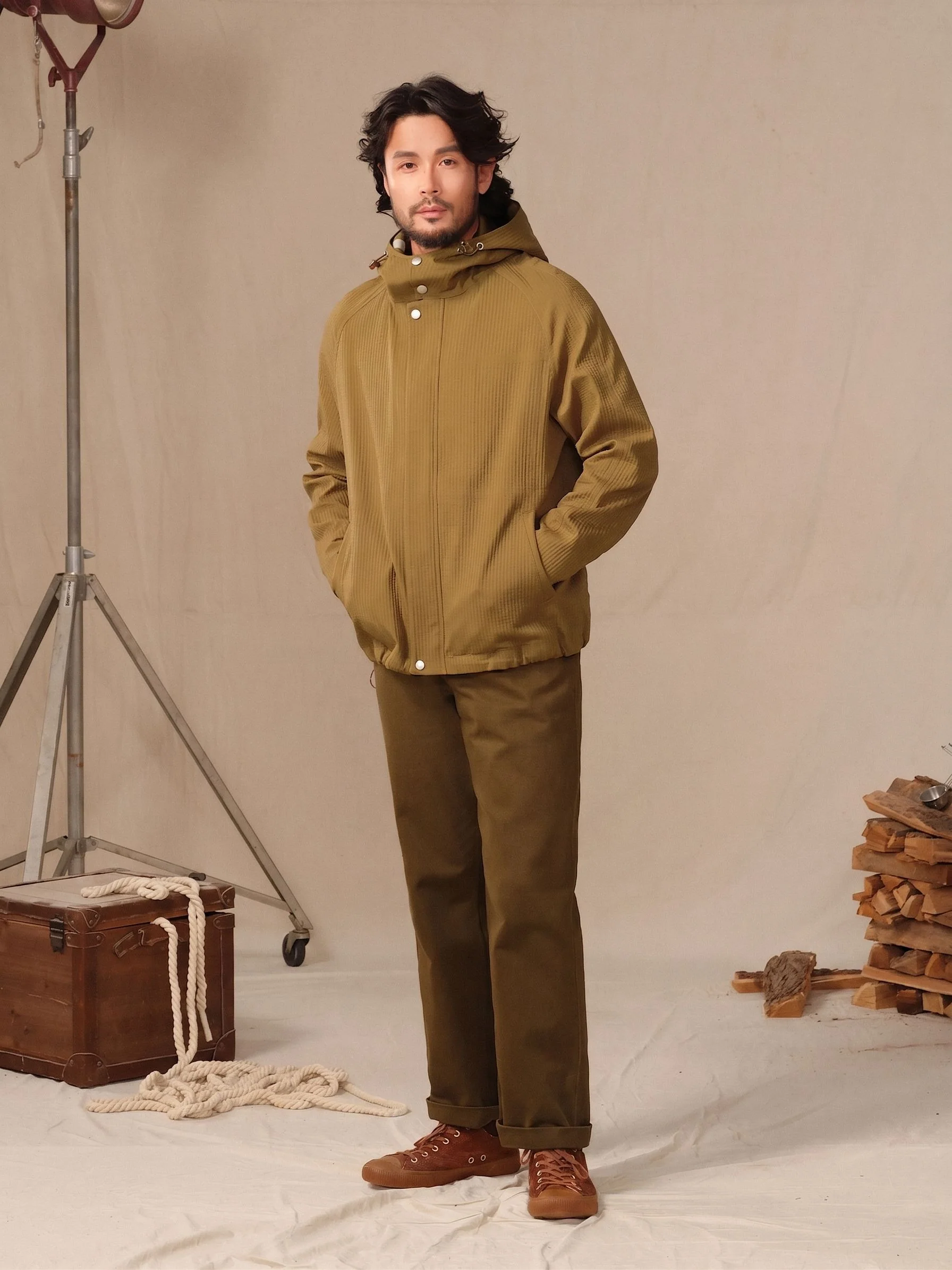 Grid Hooded Jacket - Image 5