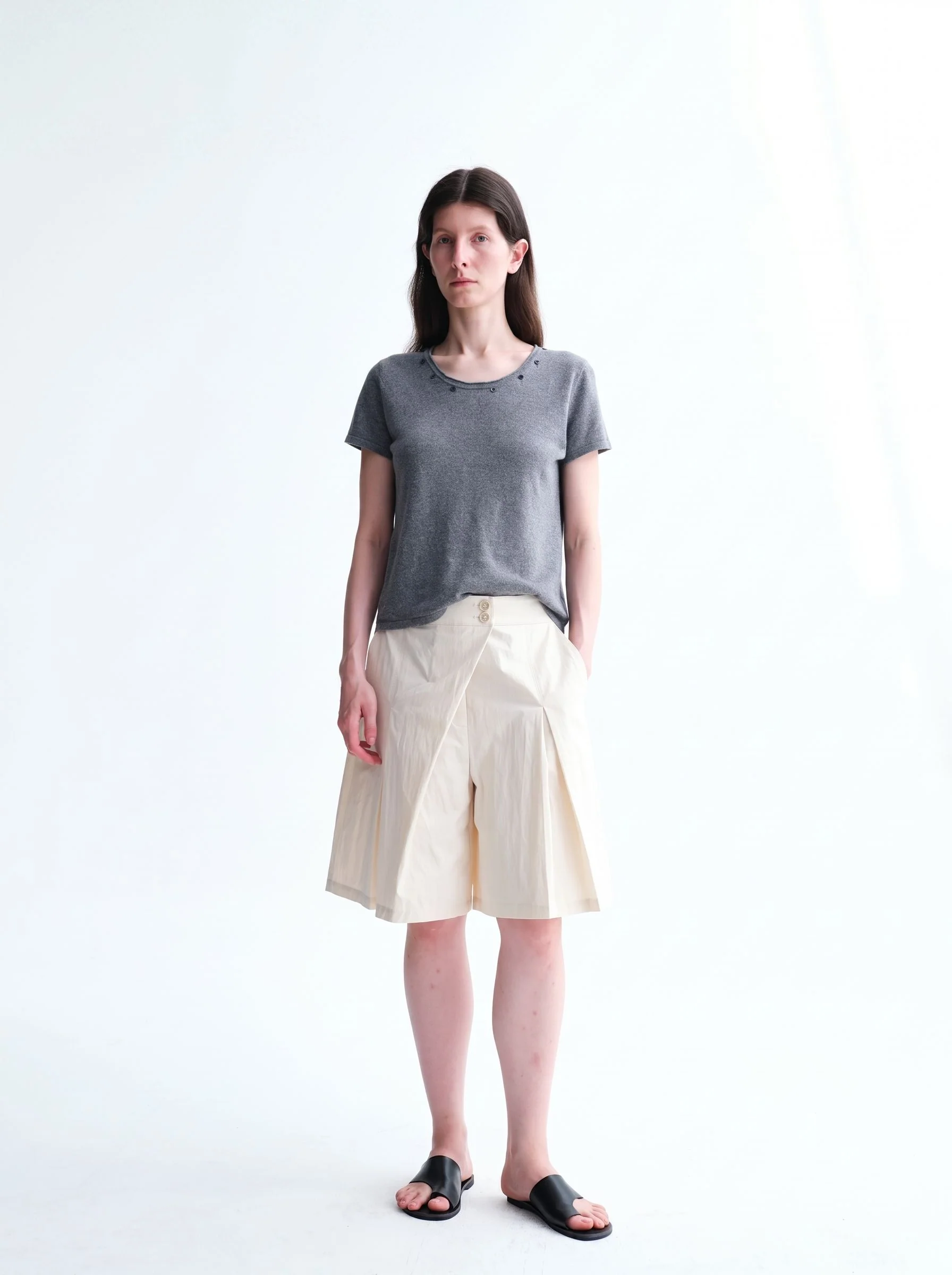 Grommet Neck Tee - Image 3