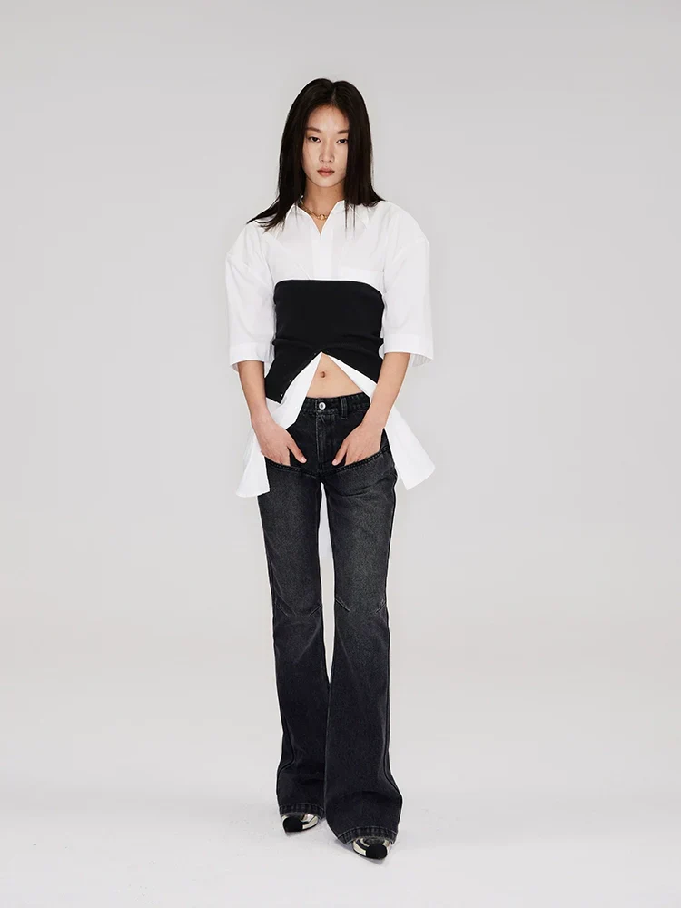Half-Open Wool Tube Top