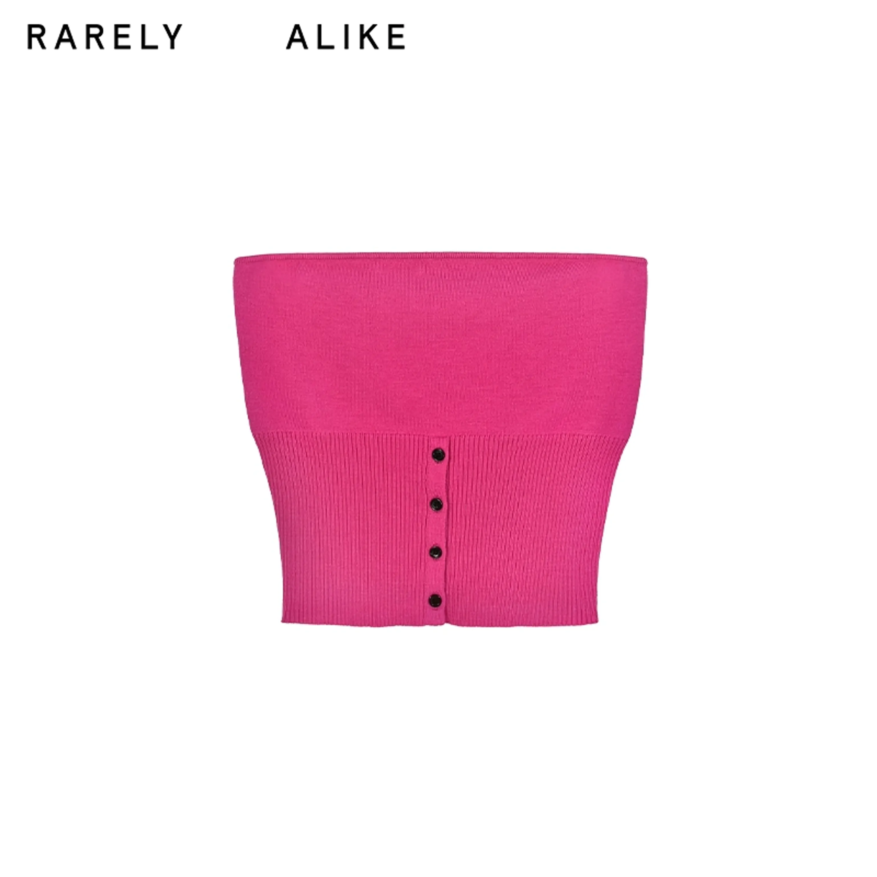 Half-Open Wool Tube Top - Image 6