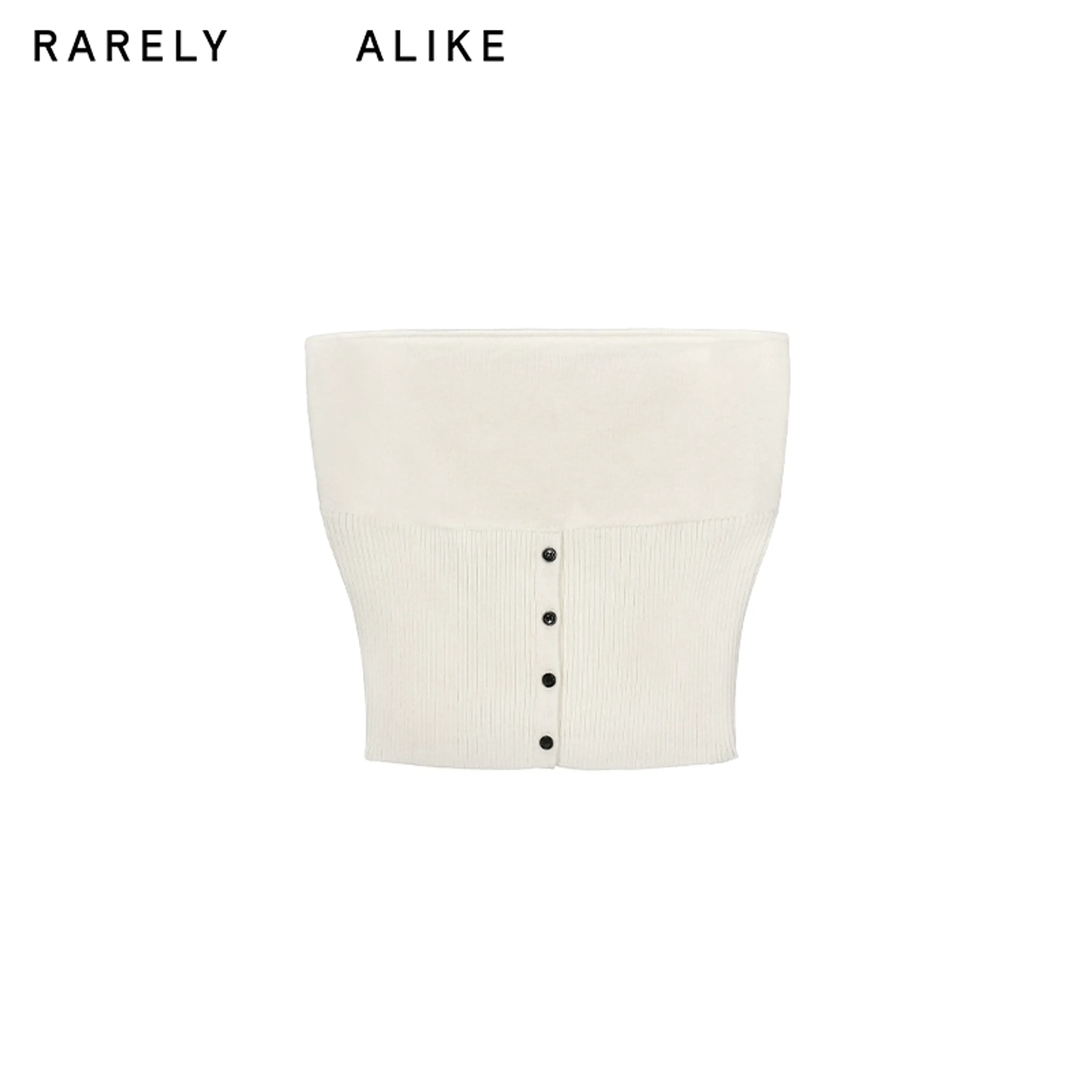 Half-Open Wool Tube Top - Image 7