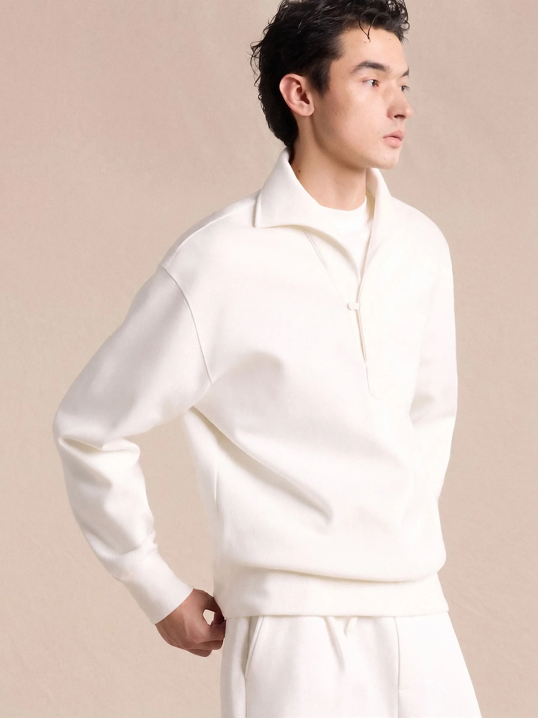 Half-Placket Sweatshirt - Image 2
