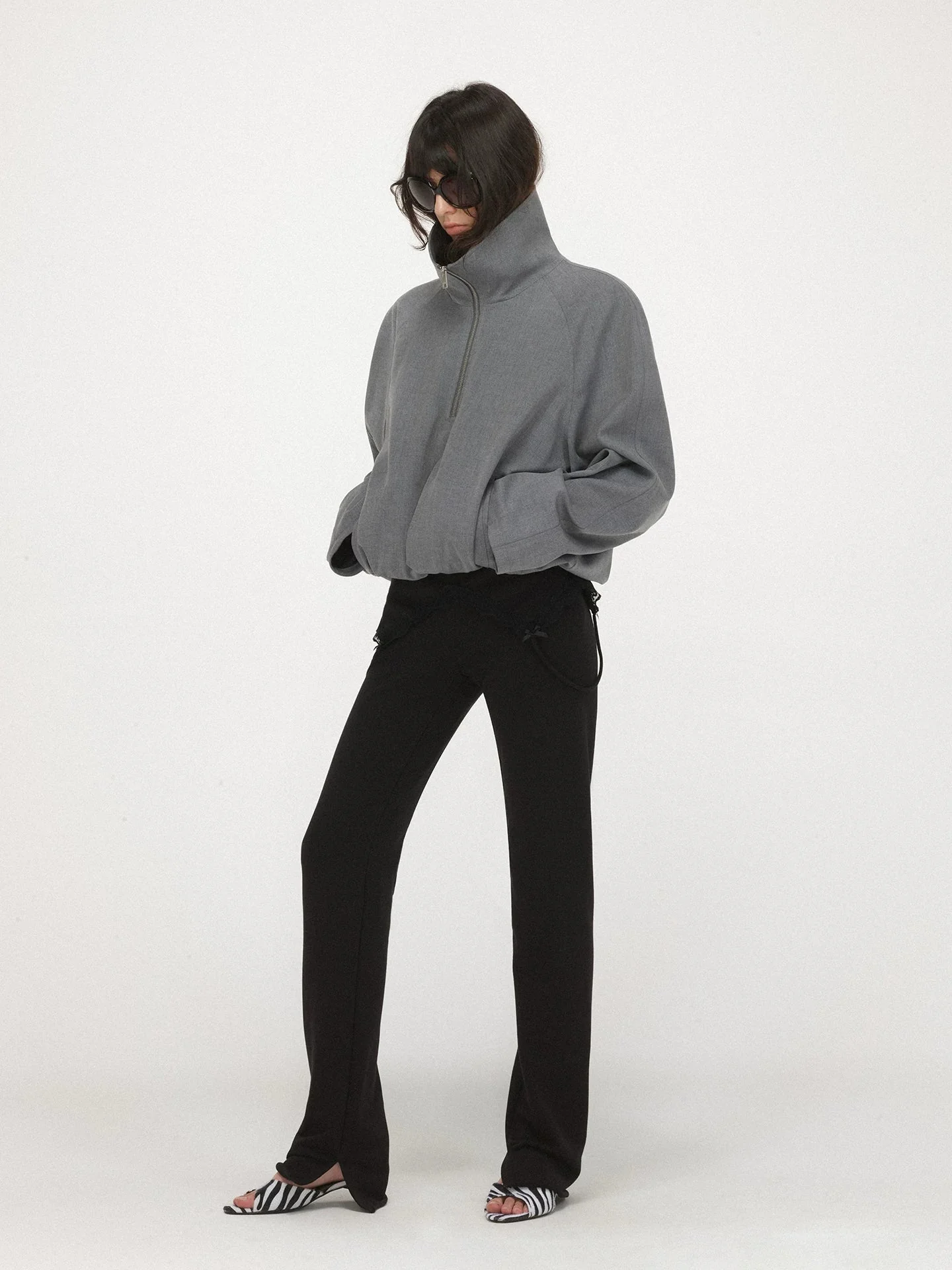 Half-Zip Funnel Pullover
