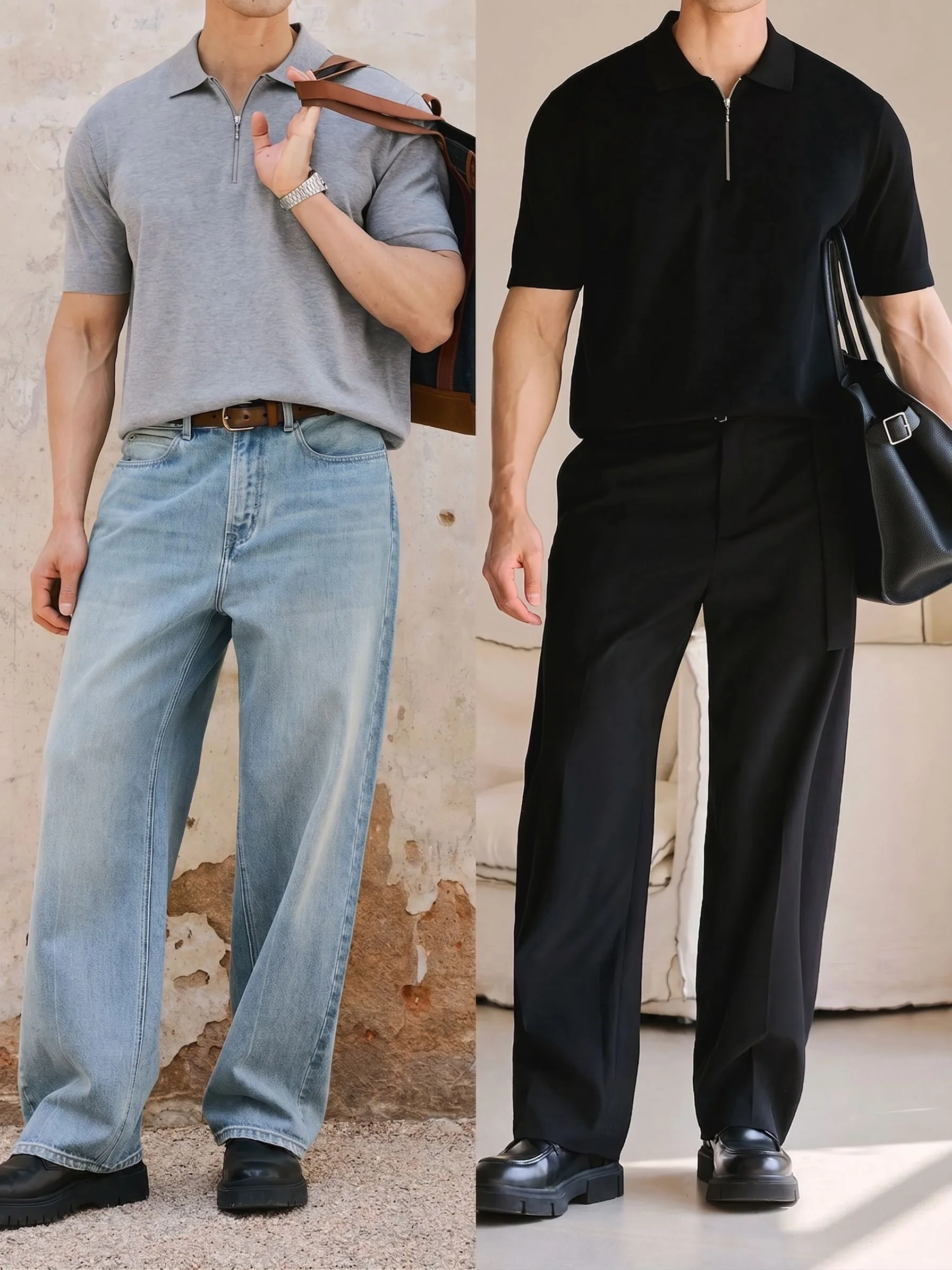 Half-Zip Knit Polo - Image 5