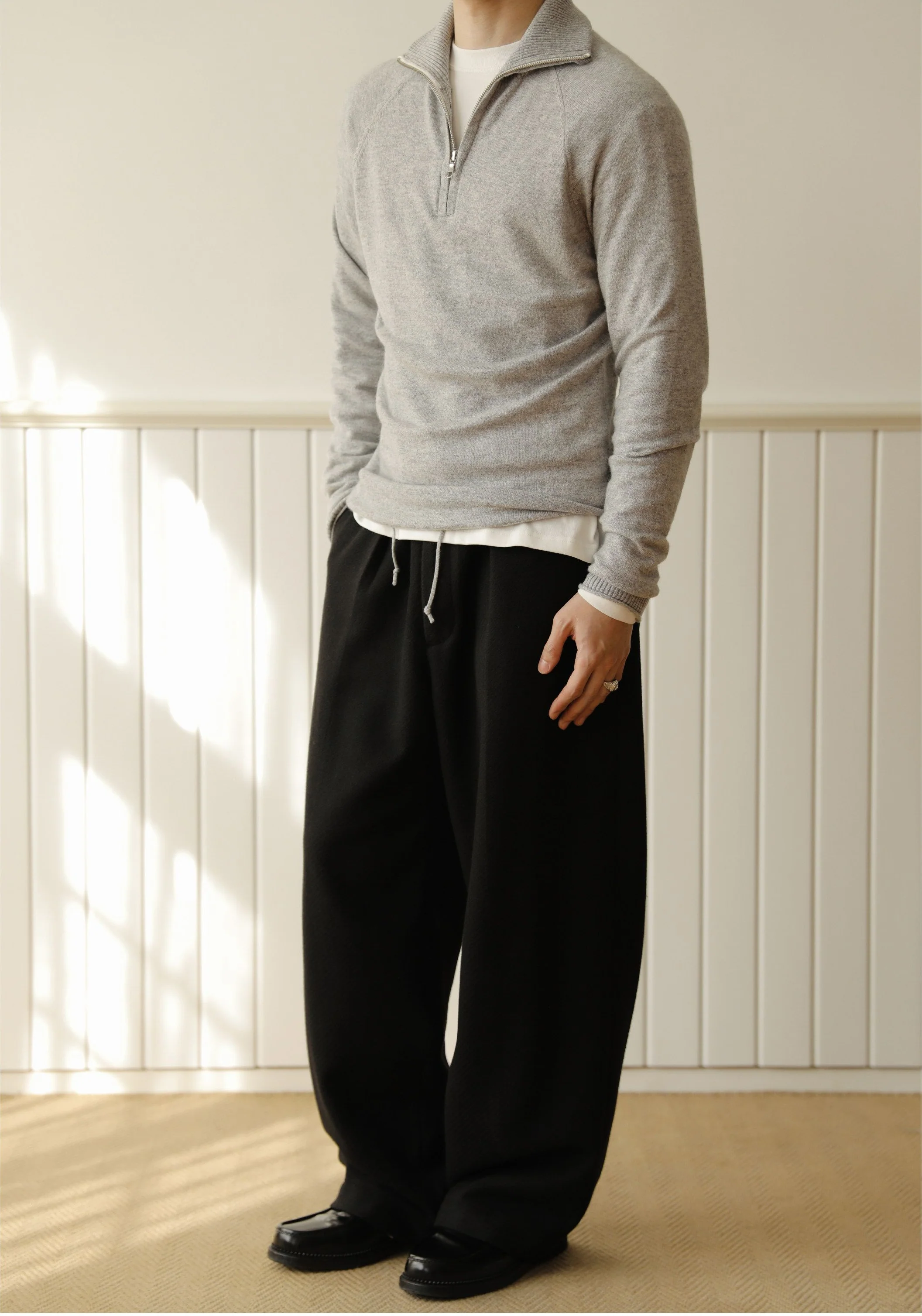 Half-Zip Knit Pullover