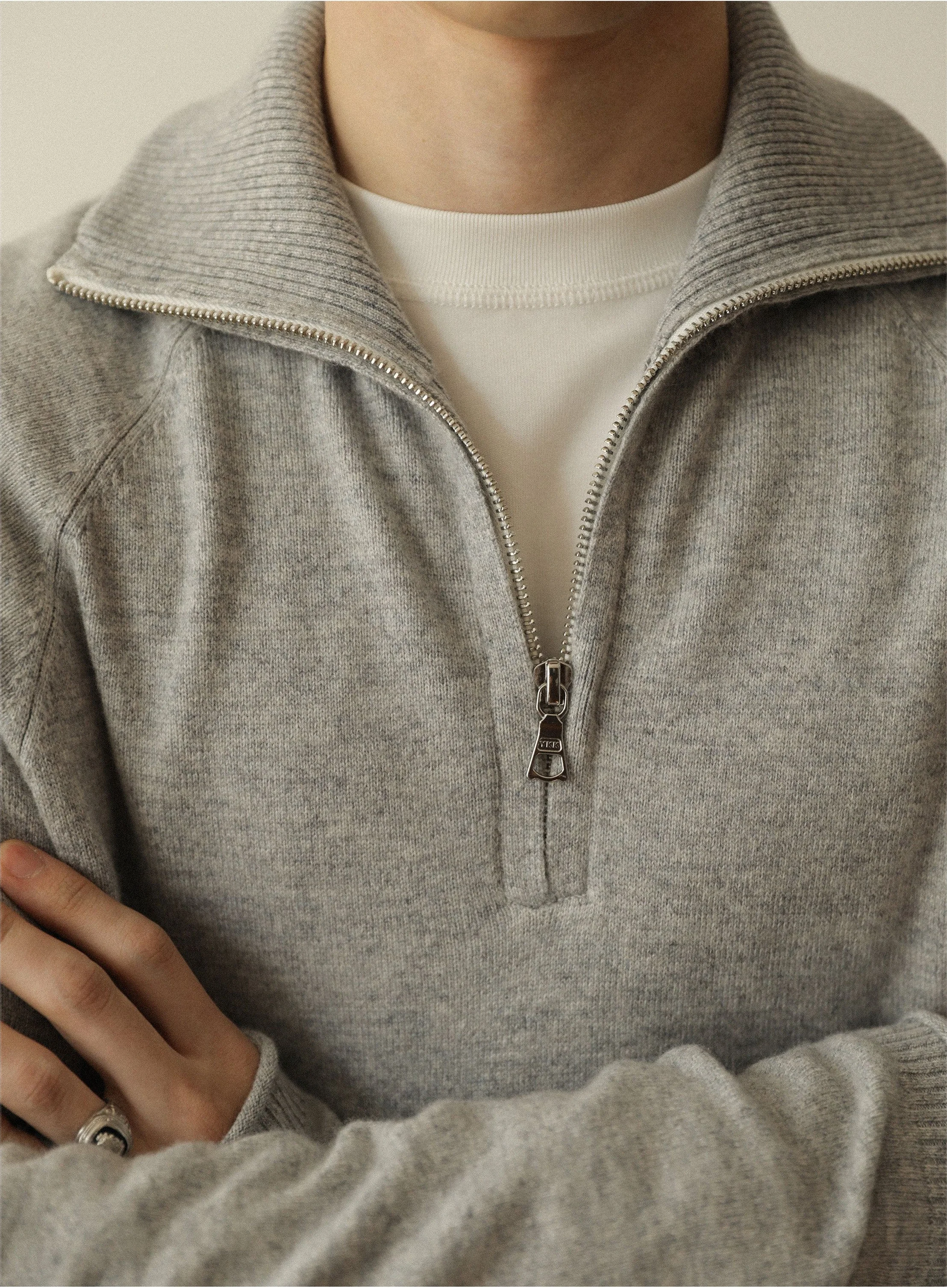 Half-Zip Knit Pullover - Image 3