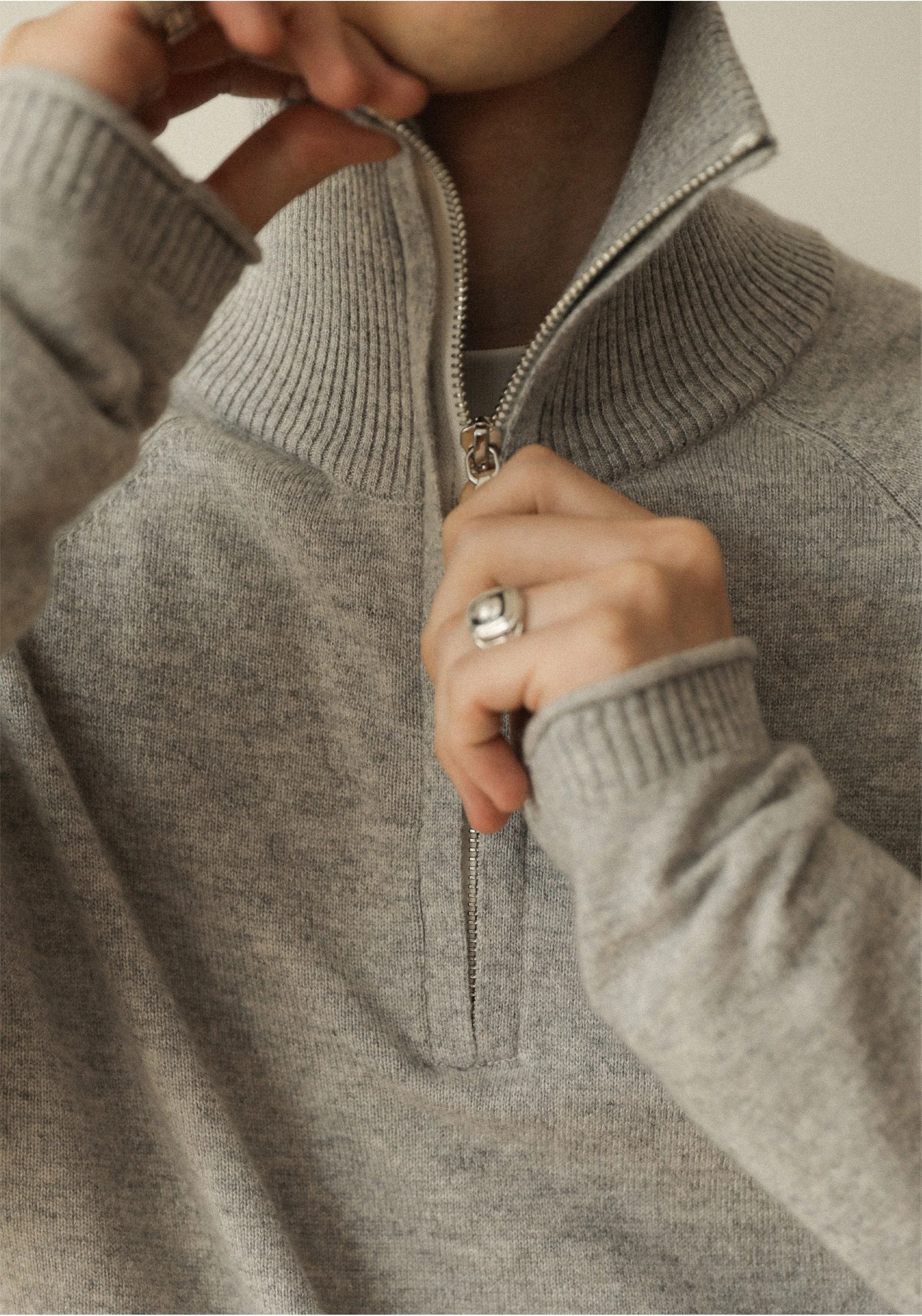 Half-Zip Knit Pullover - Image 4