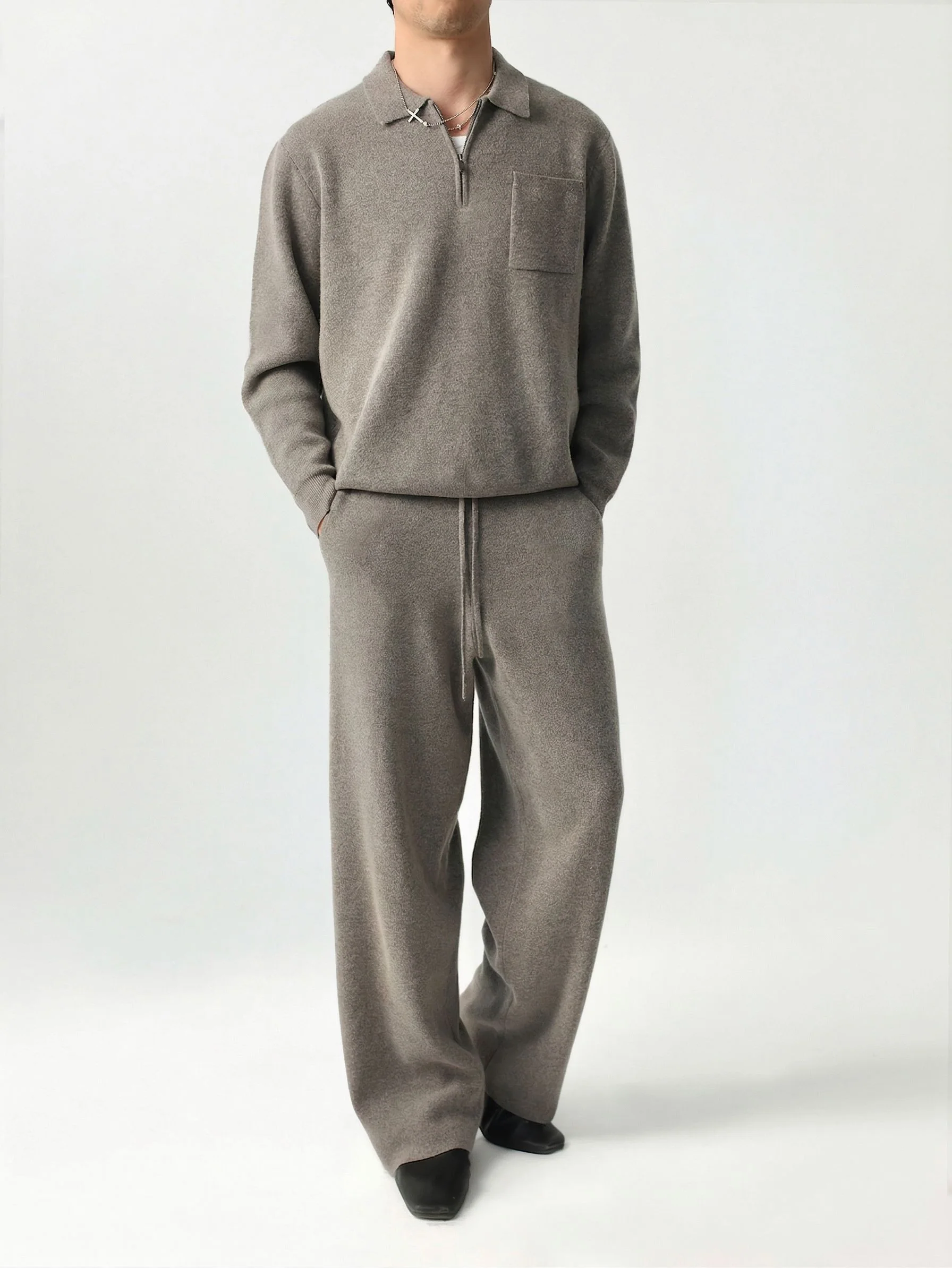 Half-Zip Knit Set - Image 5
