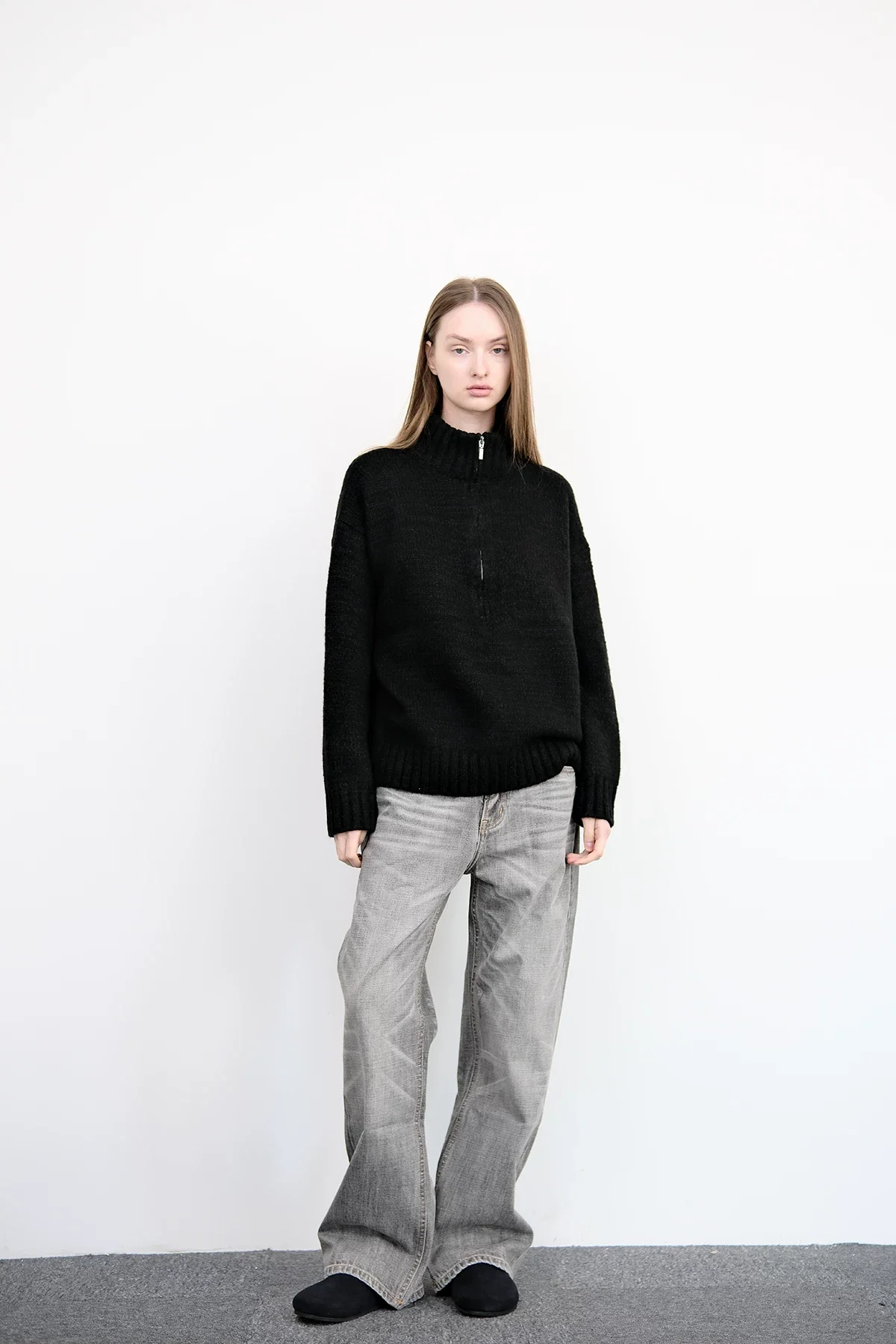 Half-Zip Knit Sweater - Image 6