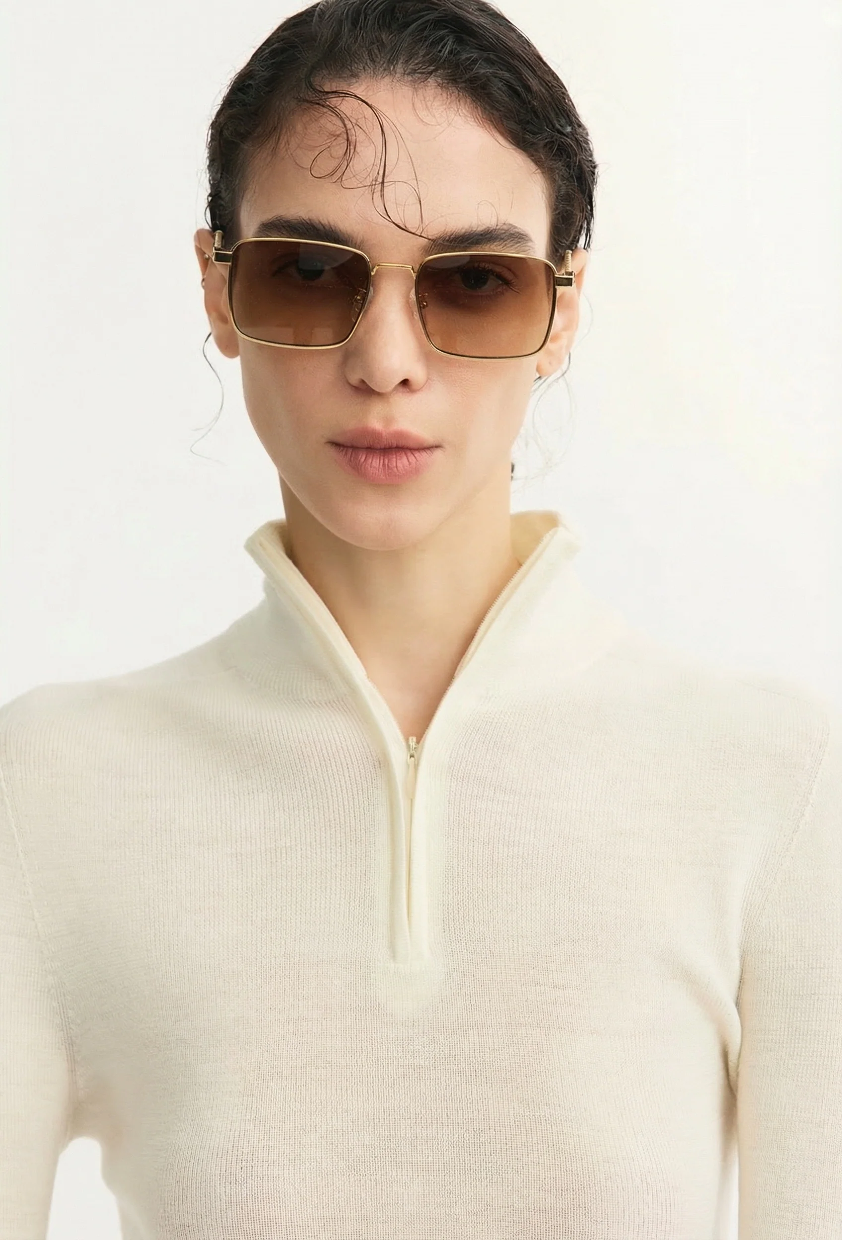 Half-Zip Mockneck Top - Image 2