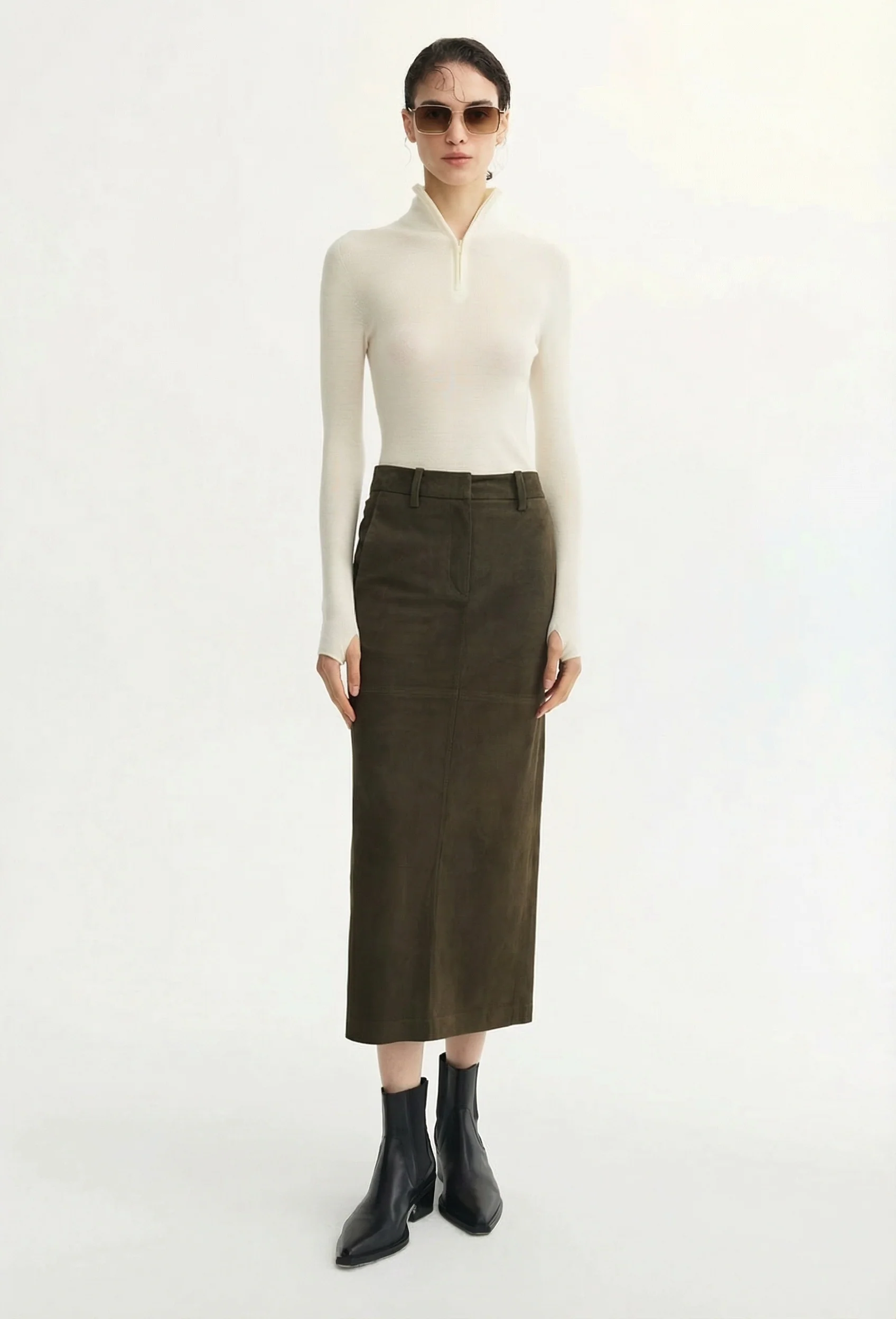 Half-Zip Mockneck Top - Image 3