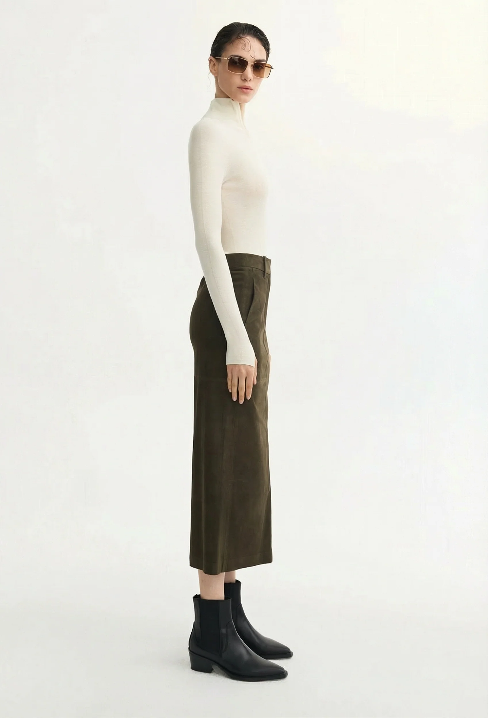 Half-Zip Mockneck Top - Image 4