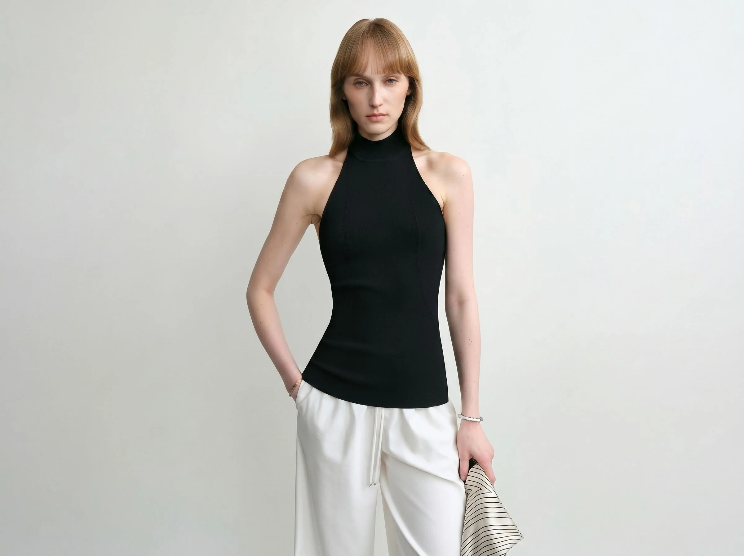 Halter Mockneck Tank - Image 7
