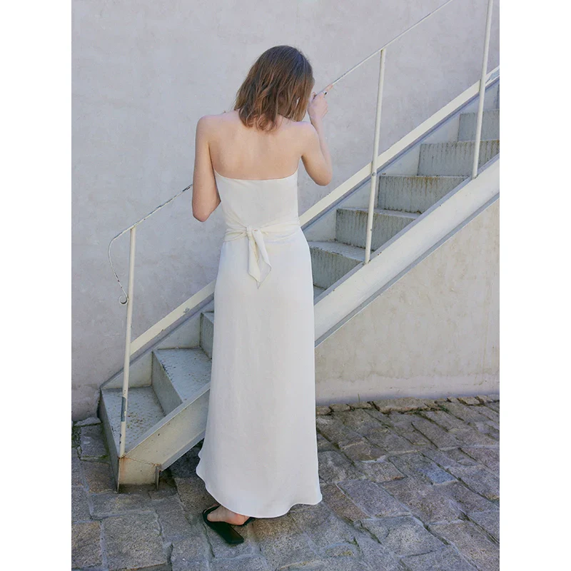 Halter Neck Wrap Dress - Image 3