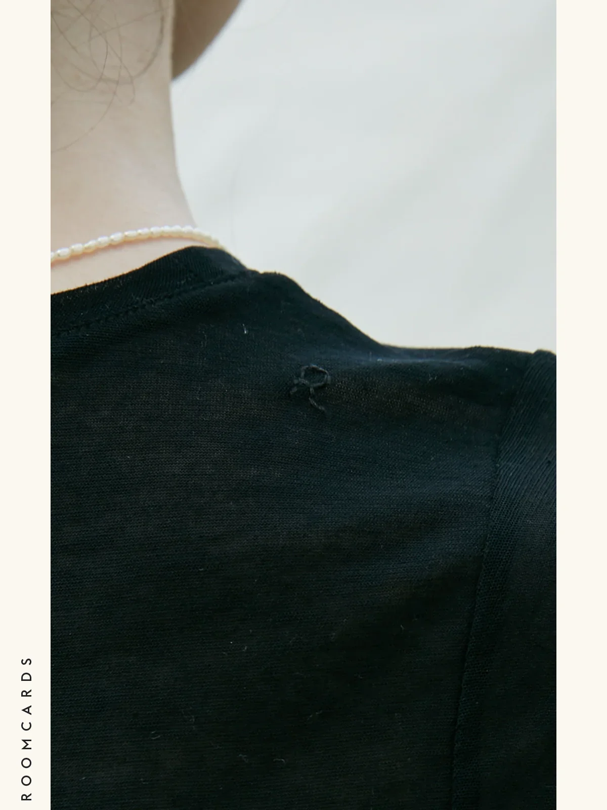 Hand-Embroidered Tech Cotton Tee - Image 4