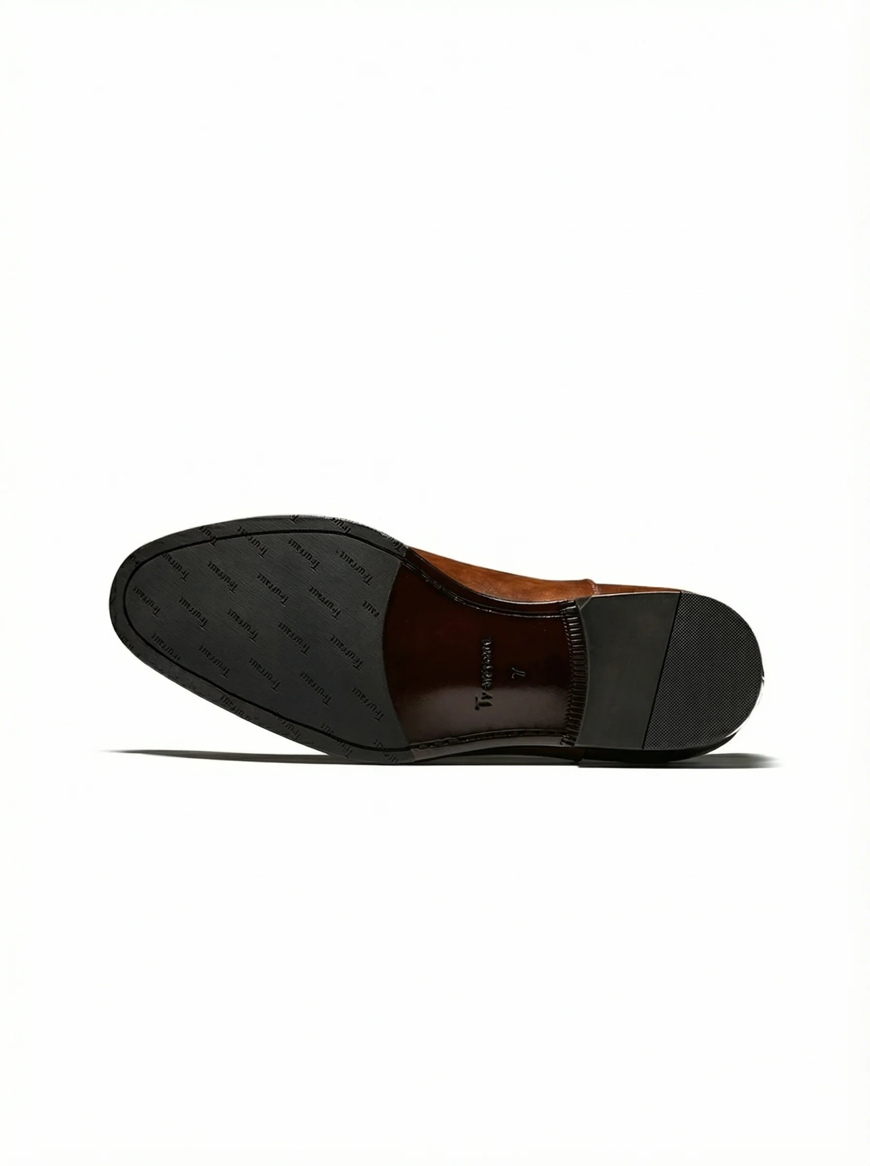 Handcrafted Brown Leather Oxford Shoes - Image 3