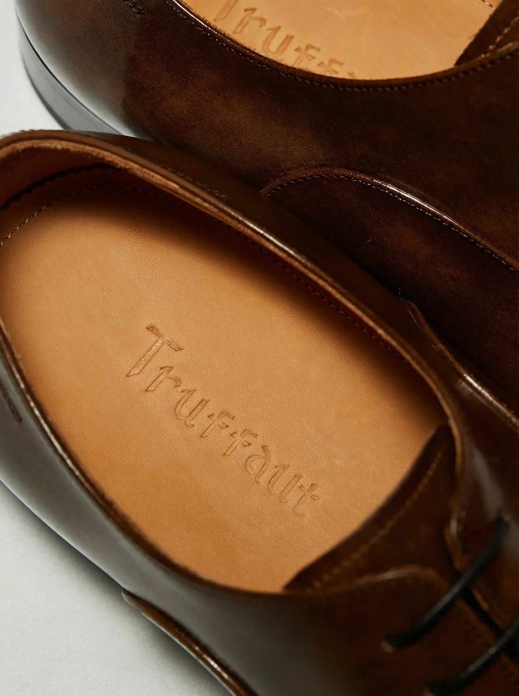 Handcrafted Brown Leather Oxford Shoes - Image 6