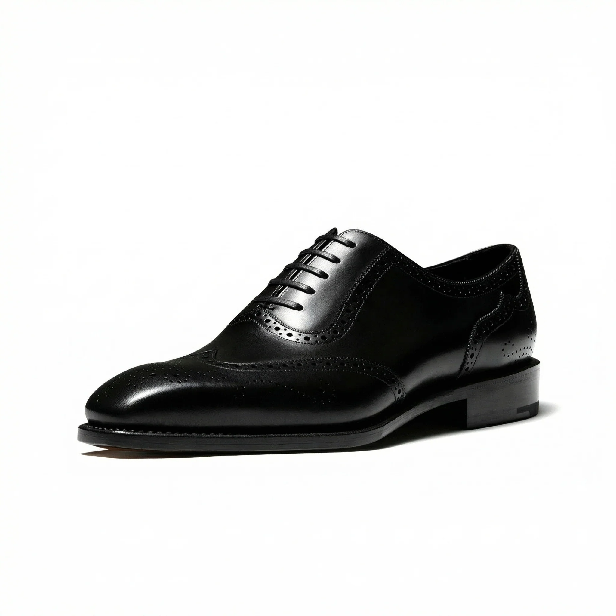 Handcrafted Goodyear Brogue Leather Oxford - Image 4